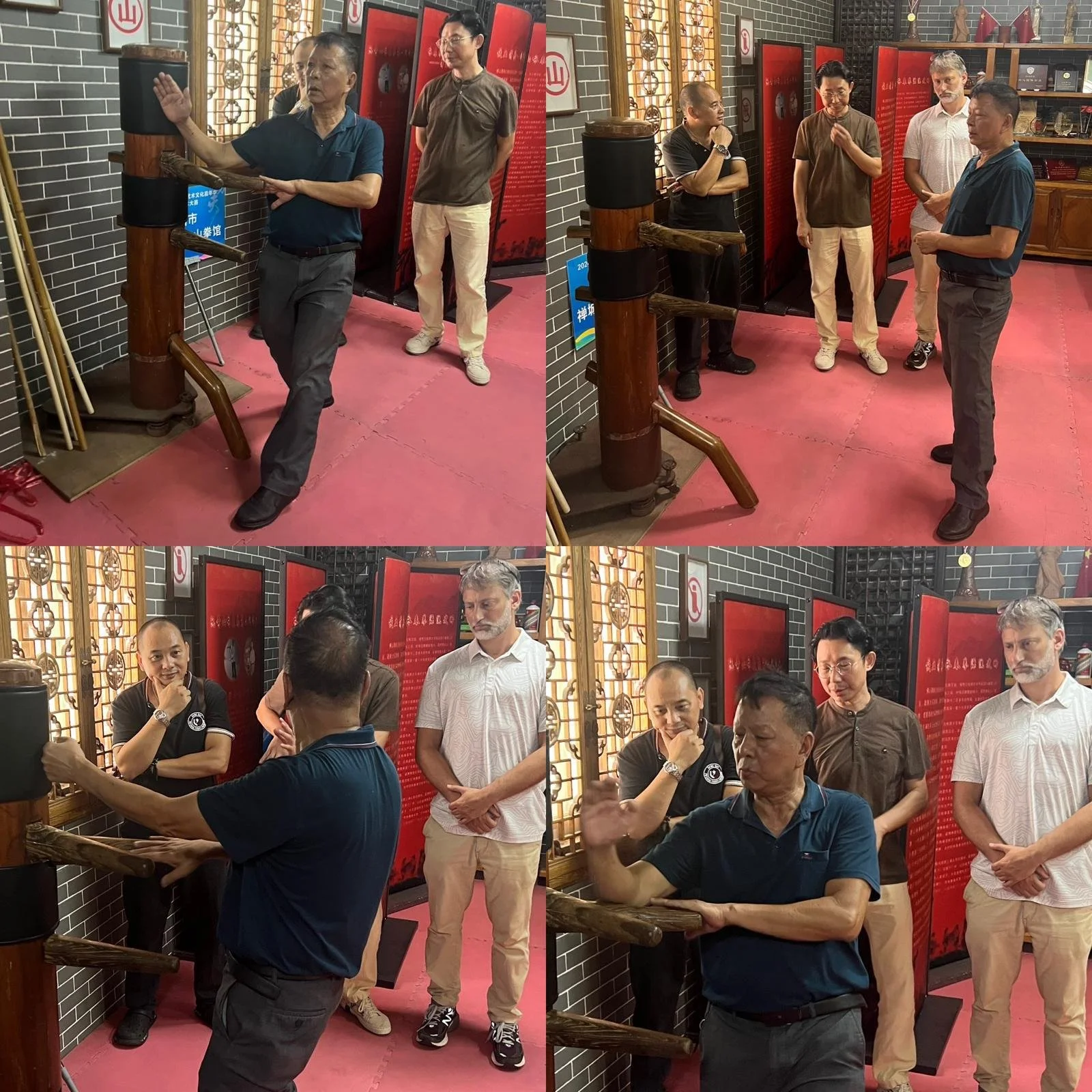 Comparing the Snake Crane Wing Chun dummy form with the Yuen Kay San dummy form