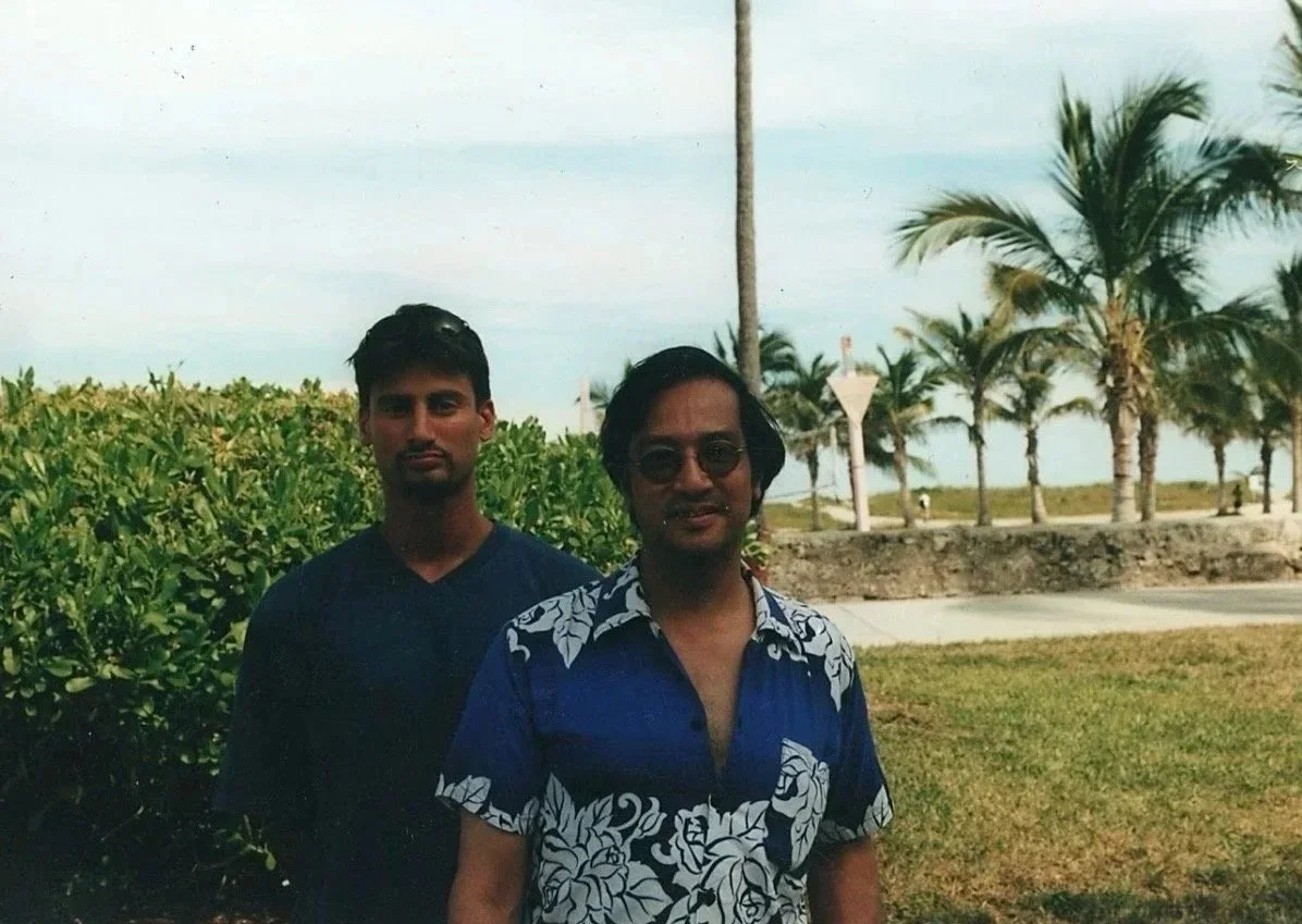 Sifu Sergio Pascal Iadarola with Sifu Leung Ting in Miami, 2000