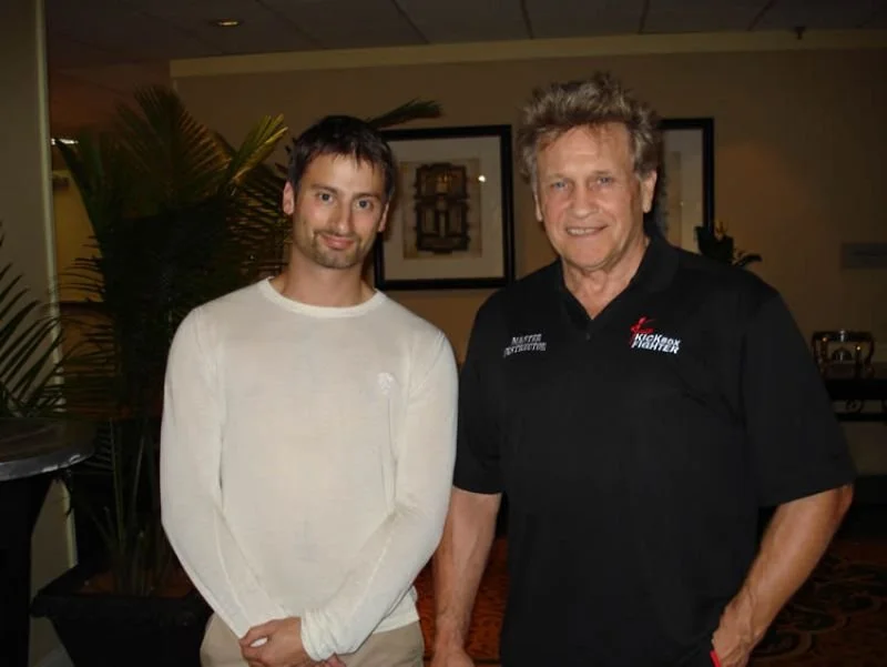 With Bruce Lee friend and student Karate GM Joe Lewis