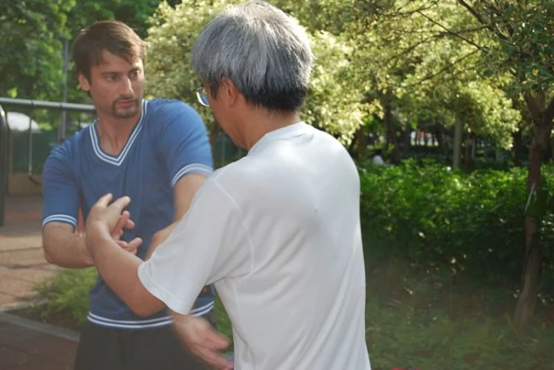 With Sifu Michel Tang, Hong Kong