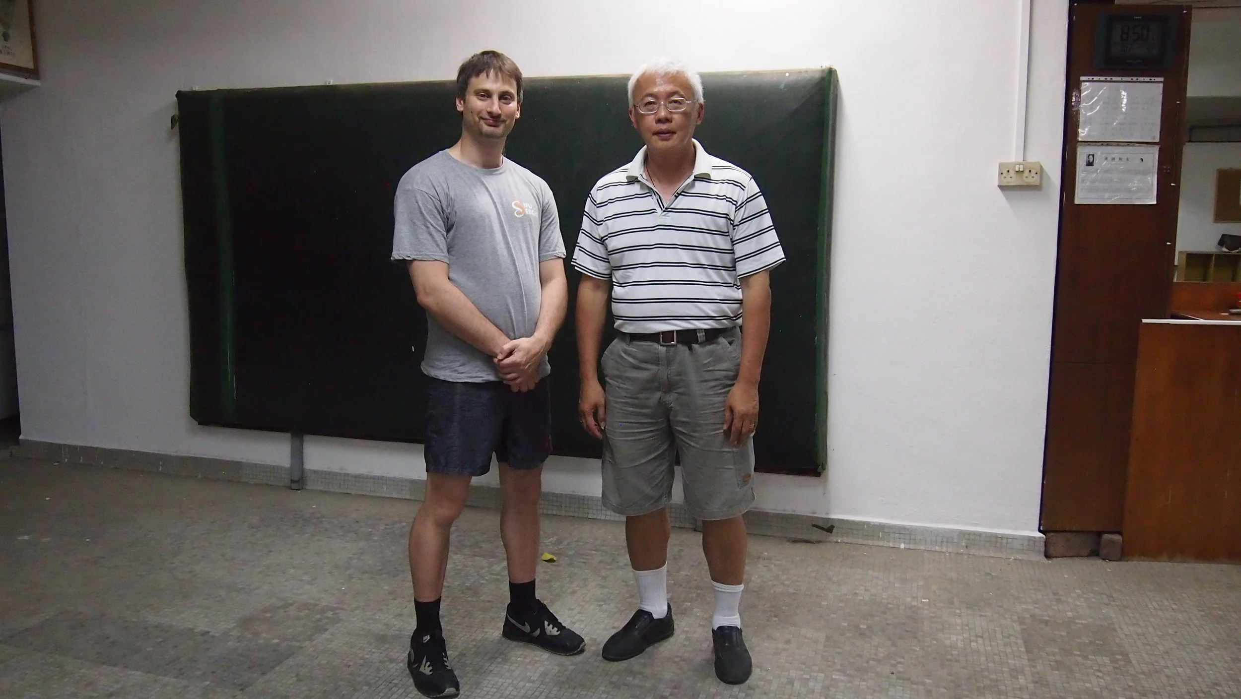 At the Huang Taijiquan School in Singapore