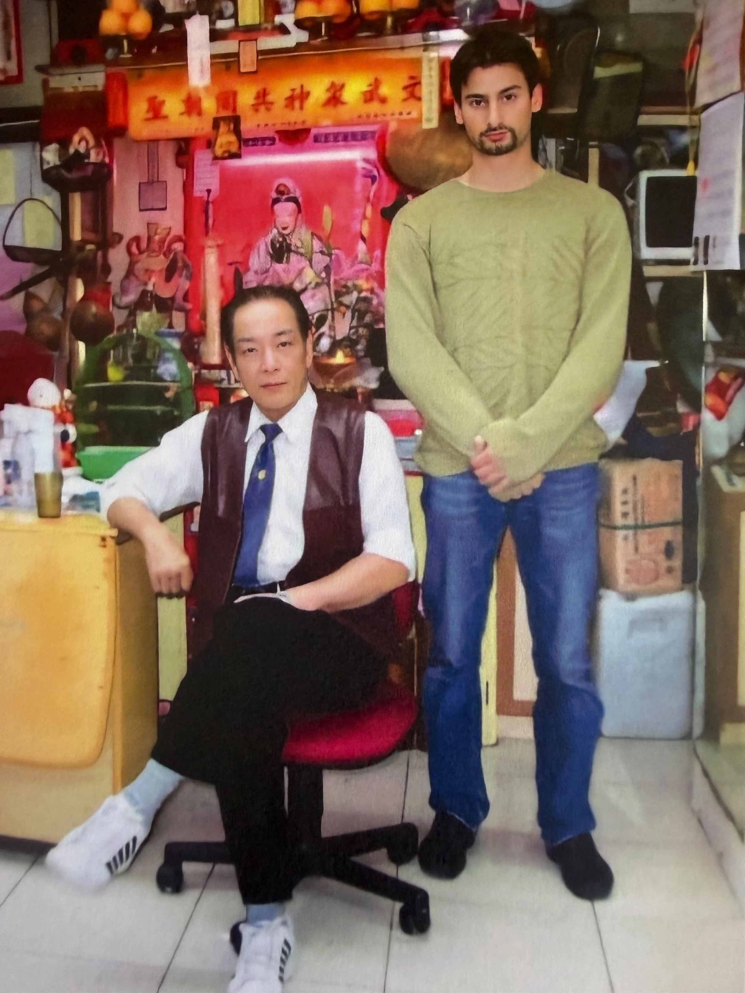 With Sifu Cheng Kwong, 2004 Hong Kong