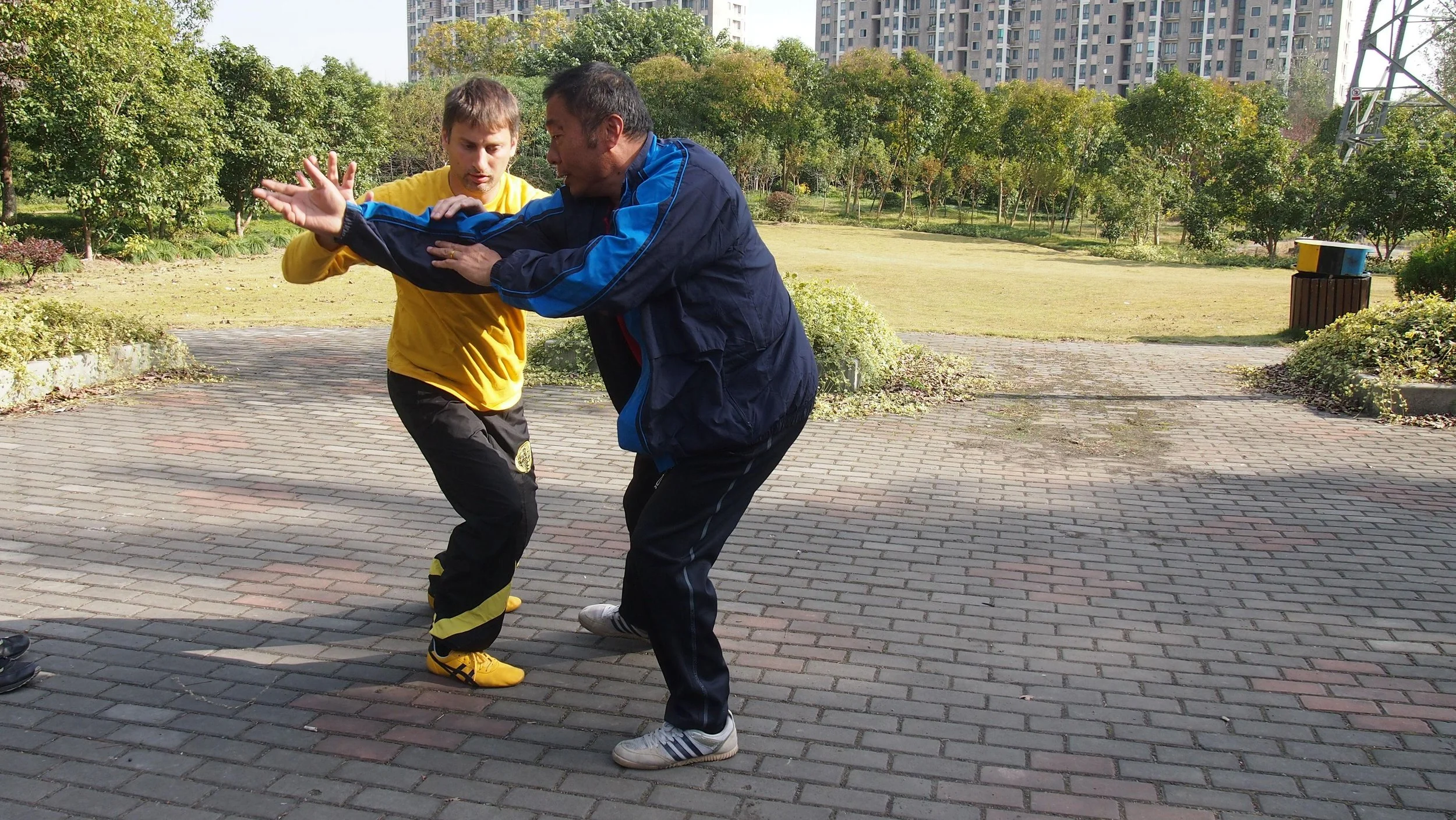 A photo during Tui Shou