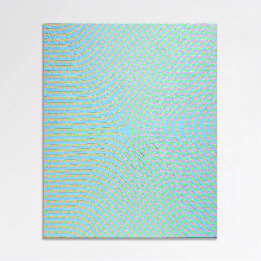 Structural Camouflage No. 31, 2026, Acrylic on canvas, 20x16"