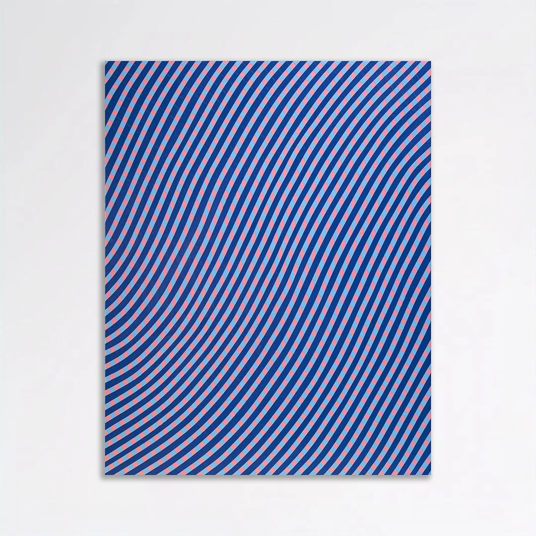 Structural Camouflage No. 30, 2026, Acrylic on canvas, 20x16"