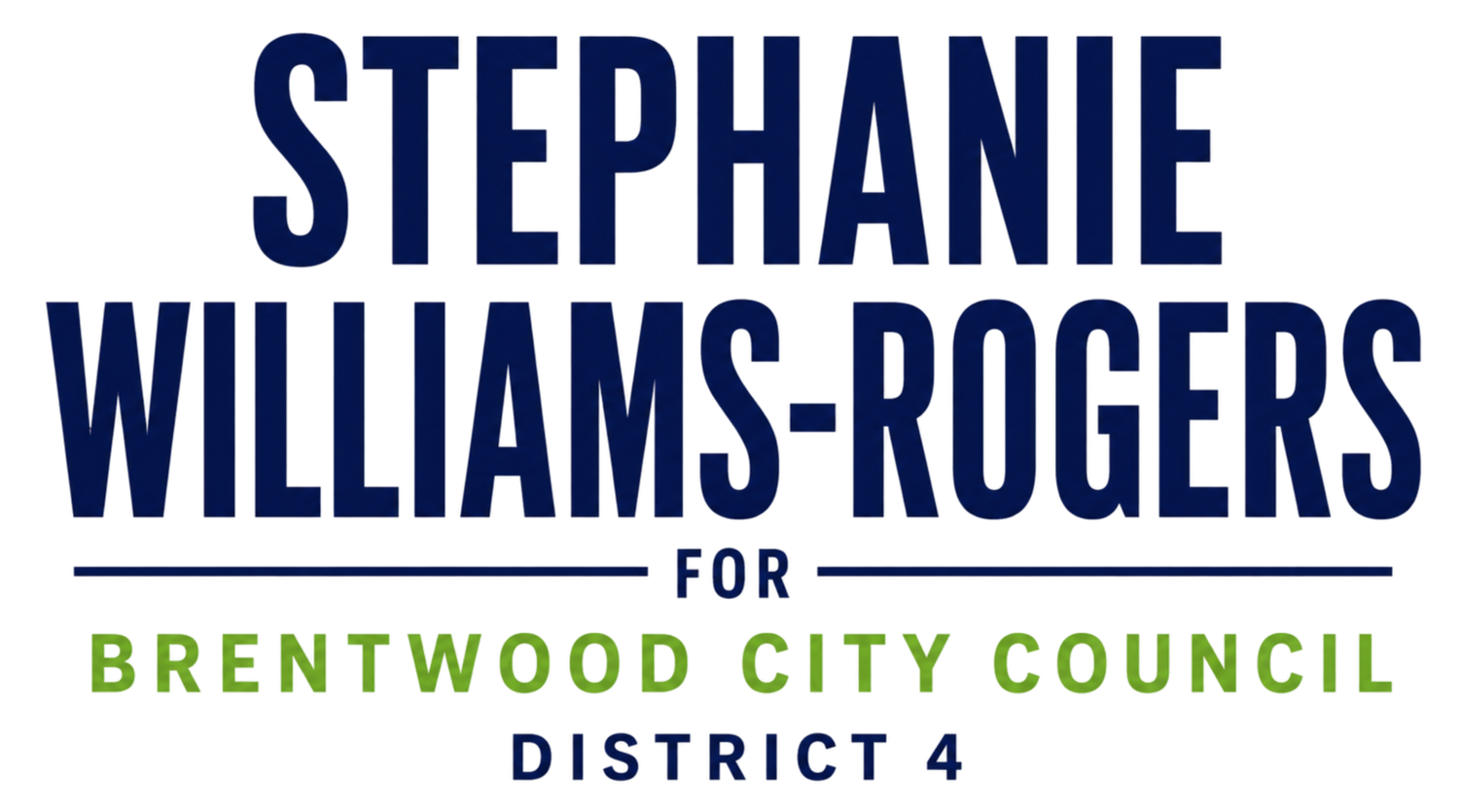 Stephanie Williams-Rogers for Brentwood City Council