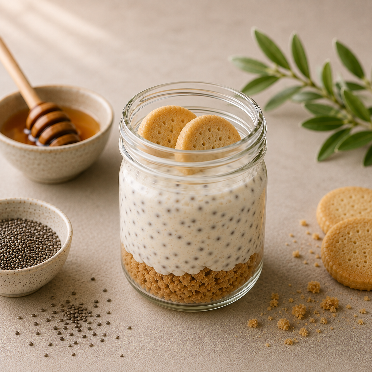 Jeez Cake in a Jar
