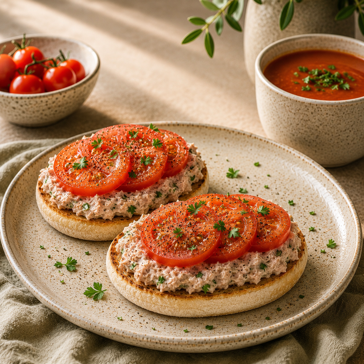 Tuna &amp; Tomato Melt