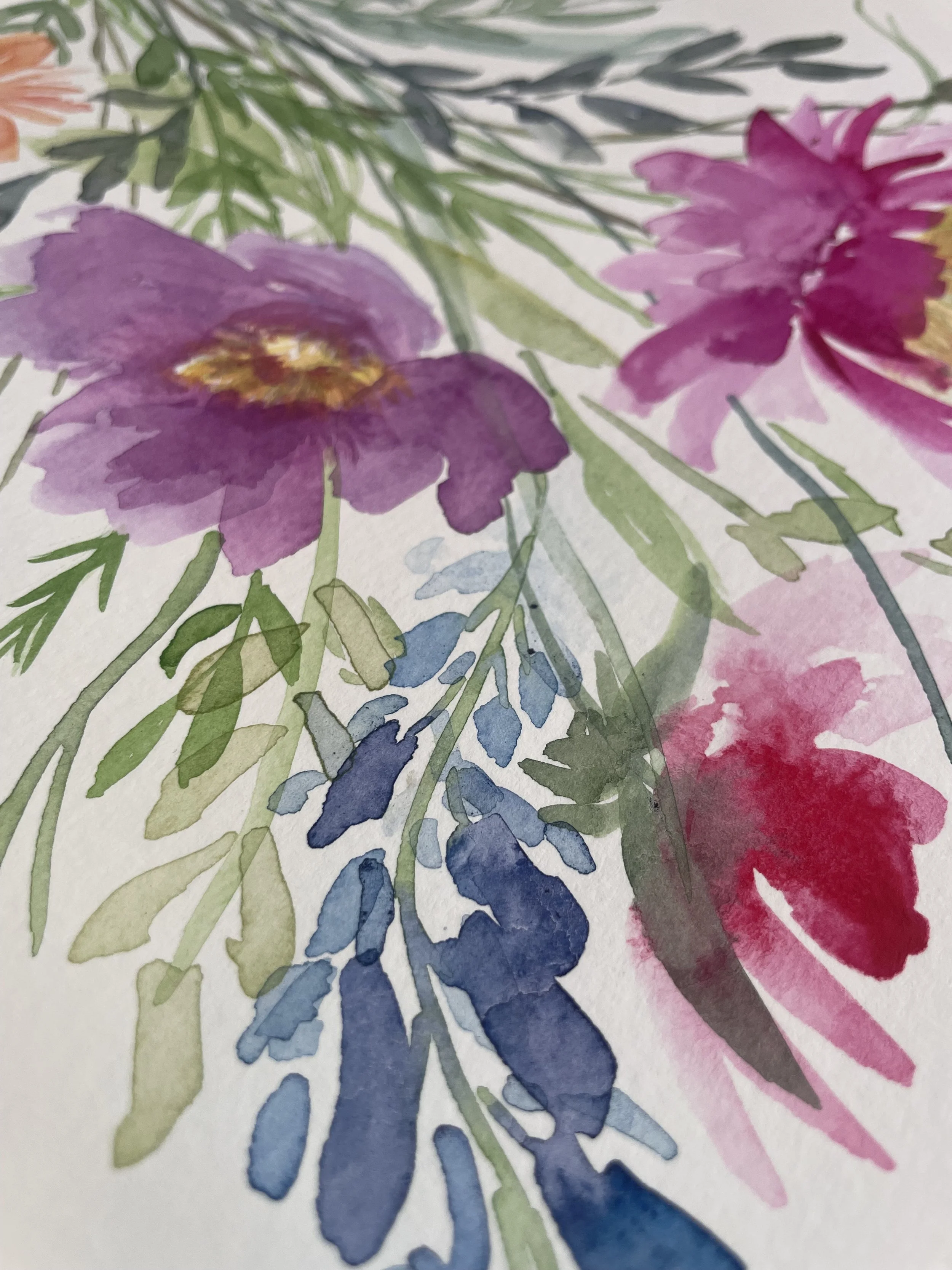 Intuitive Watercolor Florals