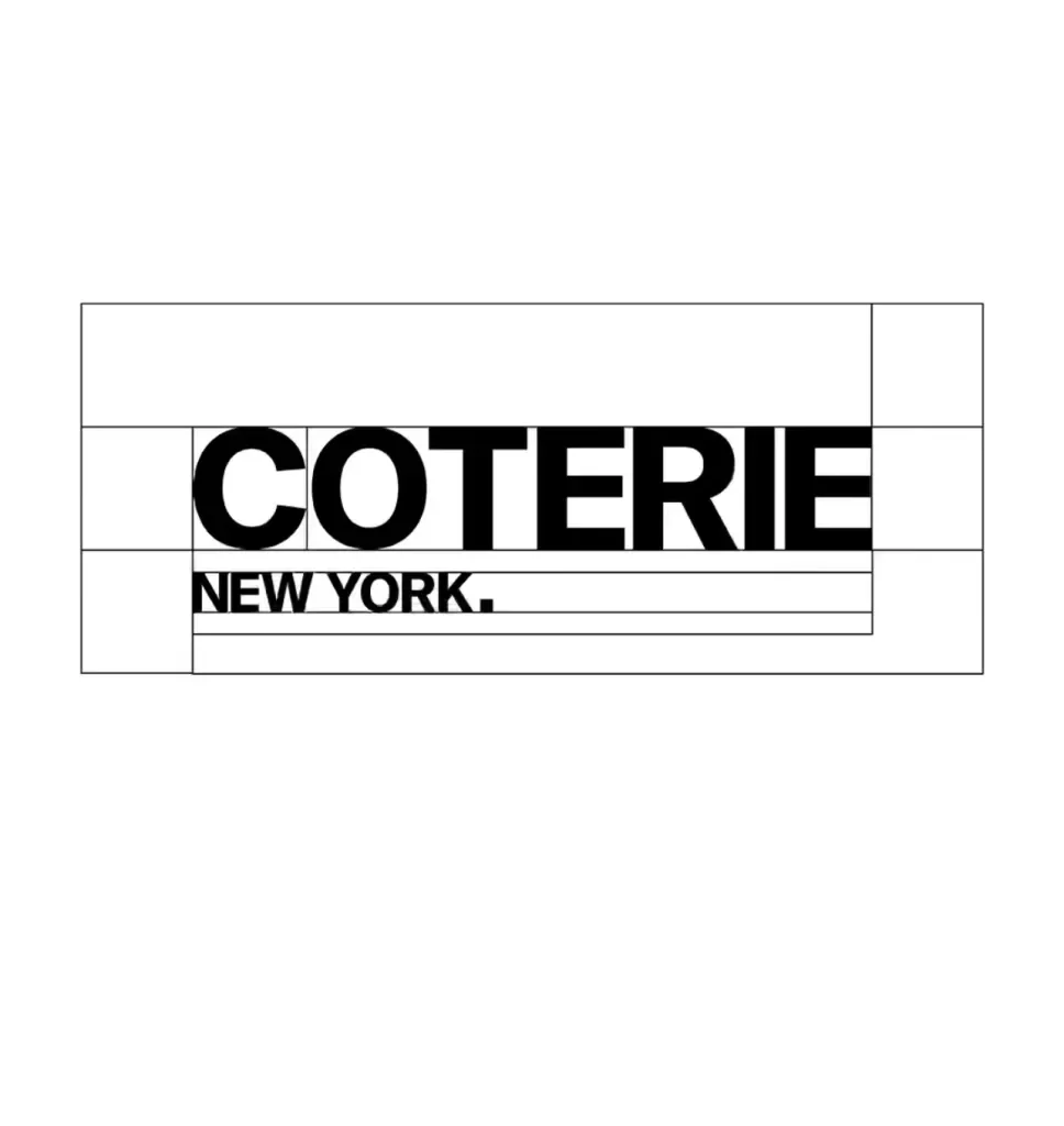 COTERIE New York logo representing fashion industry and market experience