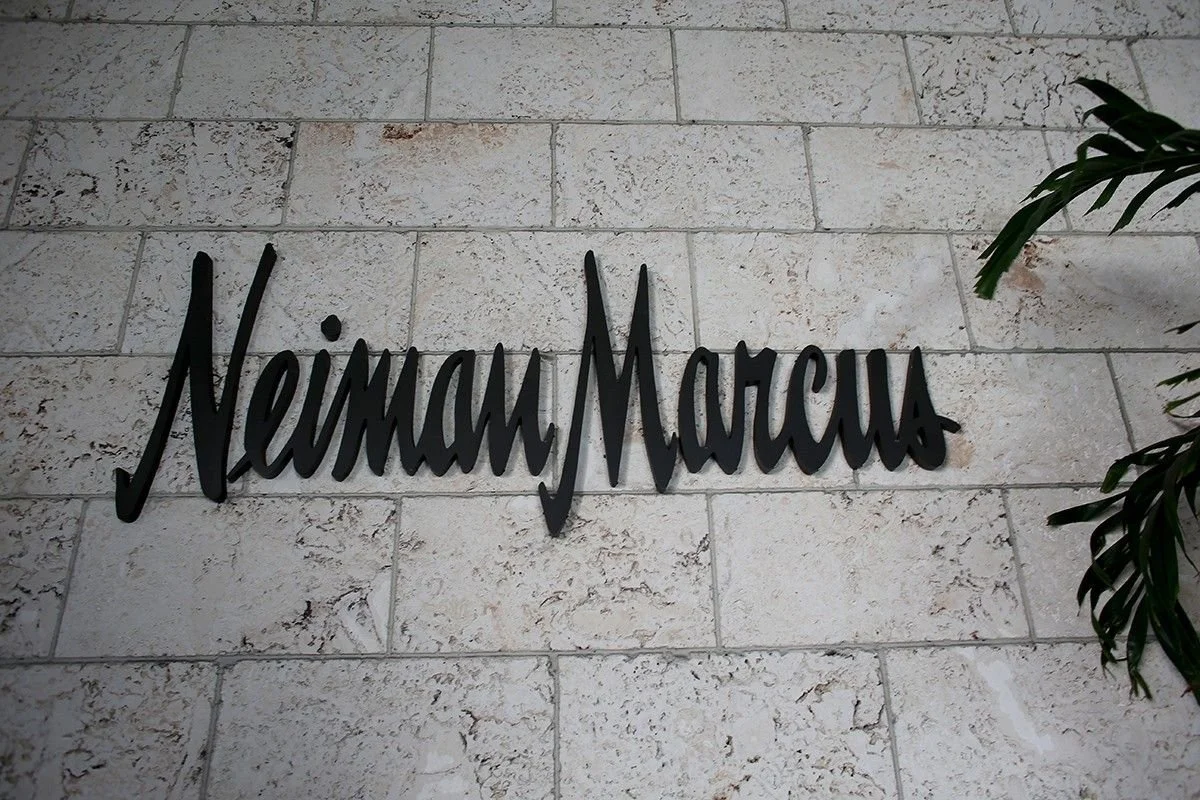 Neiman Marcus storefront representing luxury fashion and retail