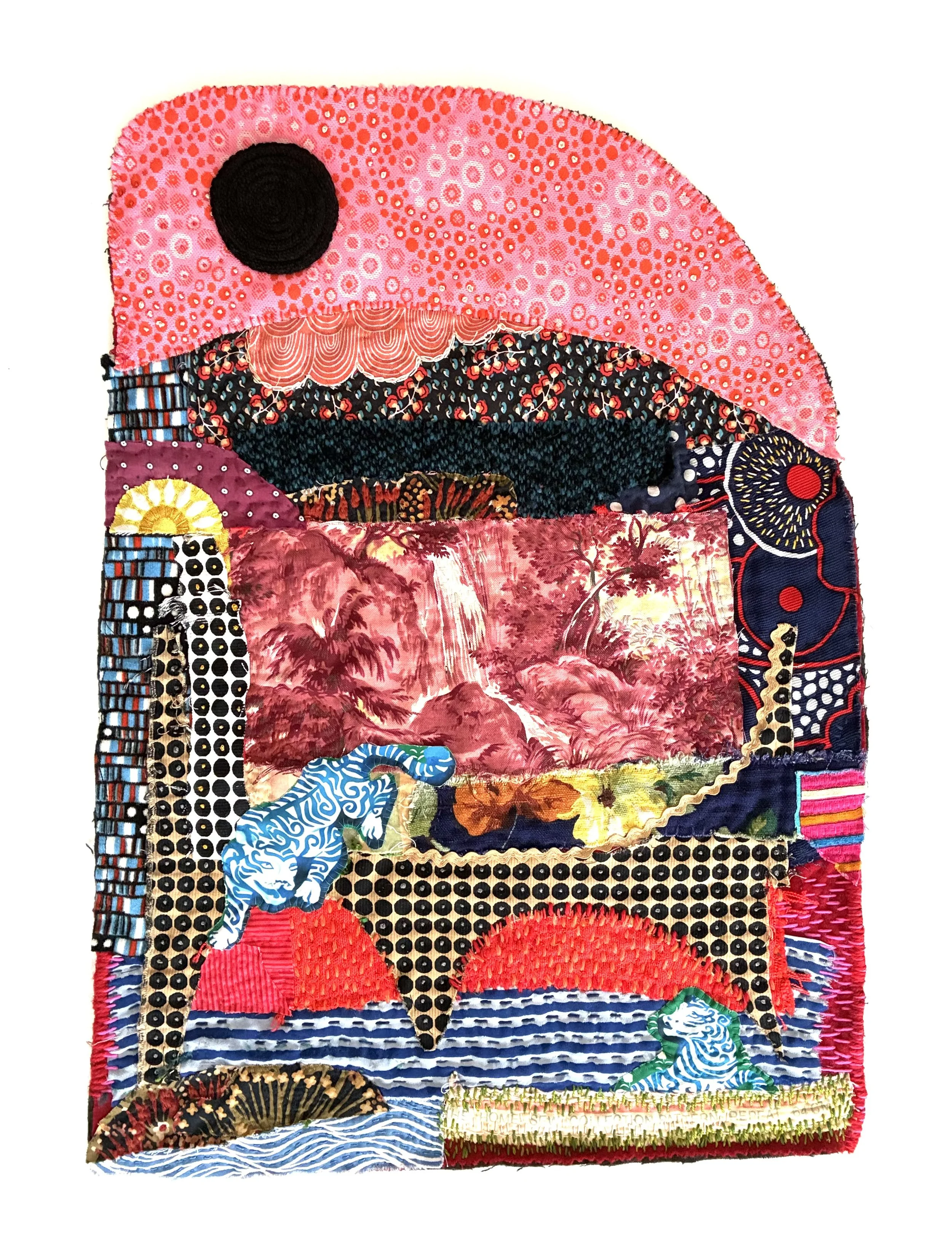 World Away_Recycled fabric and stitch_2026_Photo Sarah Toohey