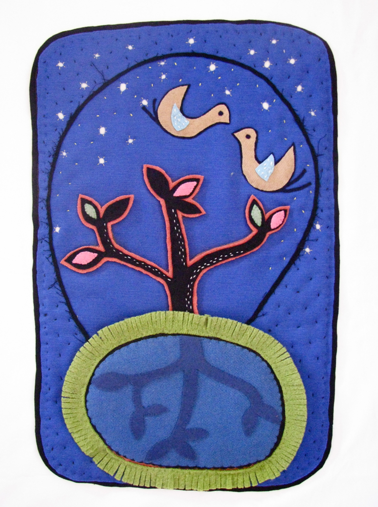 Reflection_Recycled fabric and stitch_2012_Children's Hospital Project_Photo Sarah Toohey