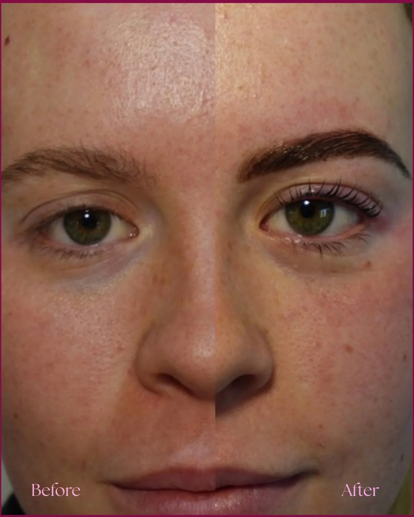 Look at these results from just two treatments. Brow lamination + Korean lash lift, with results lasting 6&ndash;8 weeks. 

#koreanlashlift #lamination #brows #fyp #beauty