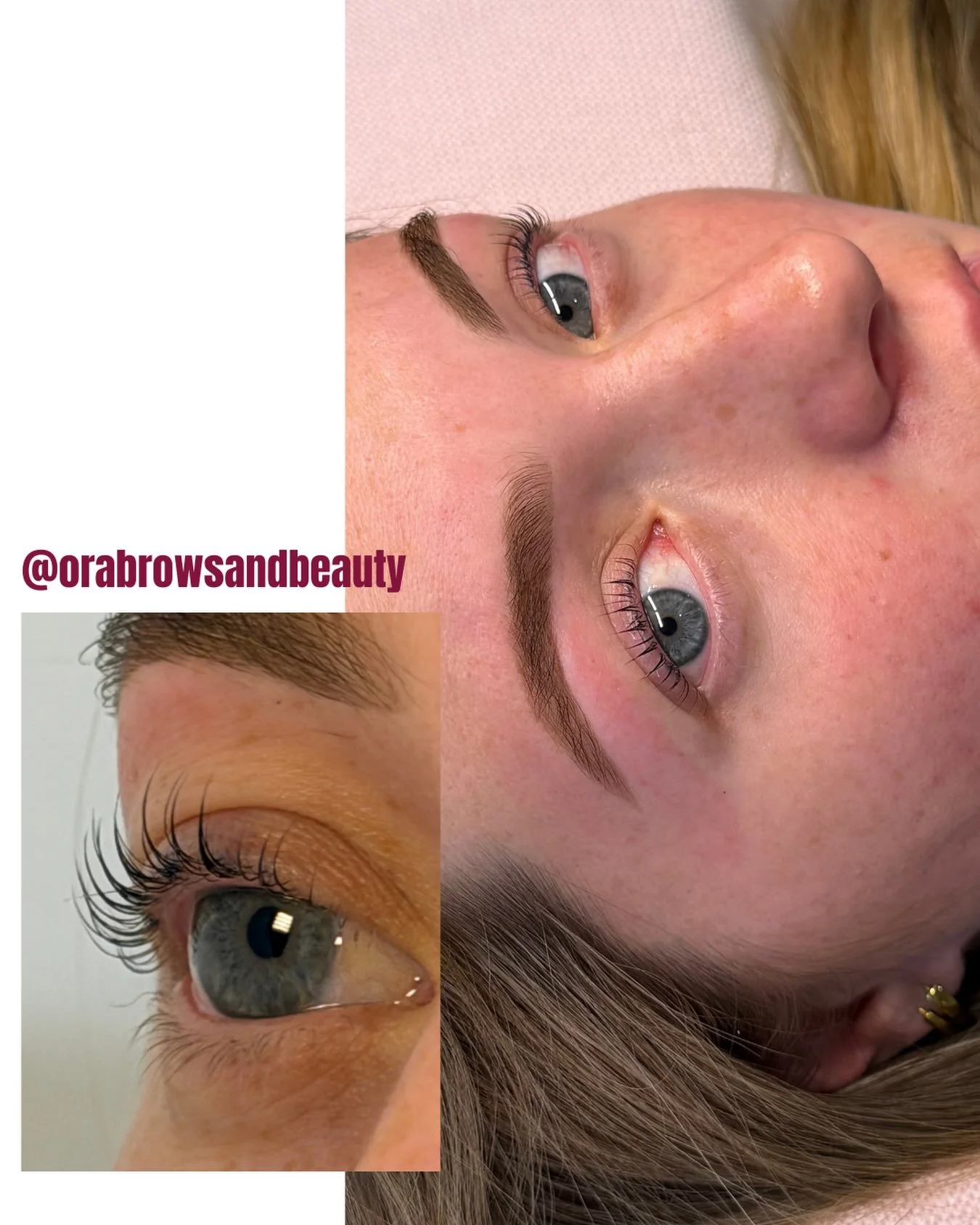 For the girls who can&rsquo;t be bothered curling their lashes or filling in there brows and just want to wake up and go a Brow shaping with colour + Korean lash lift and colour is the treatment combo for you. Book through the link in bio. 
#koreanla