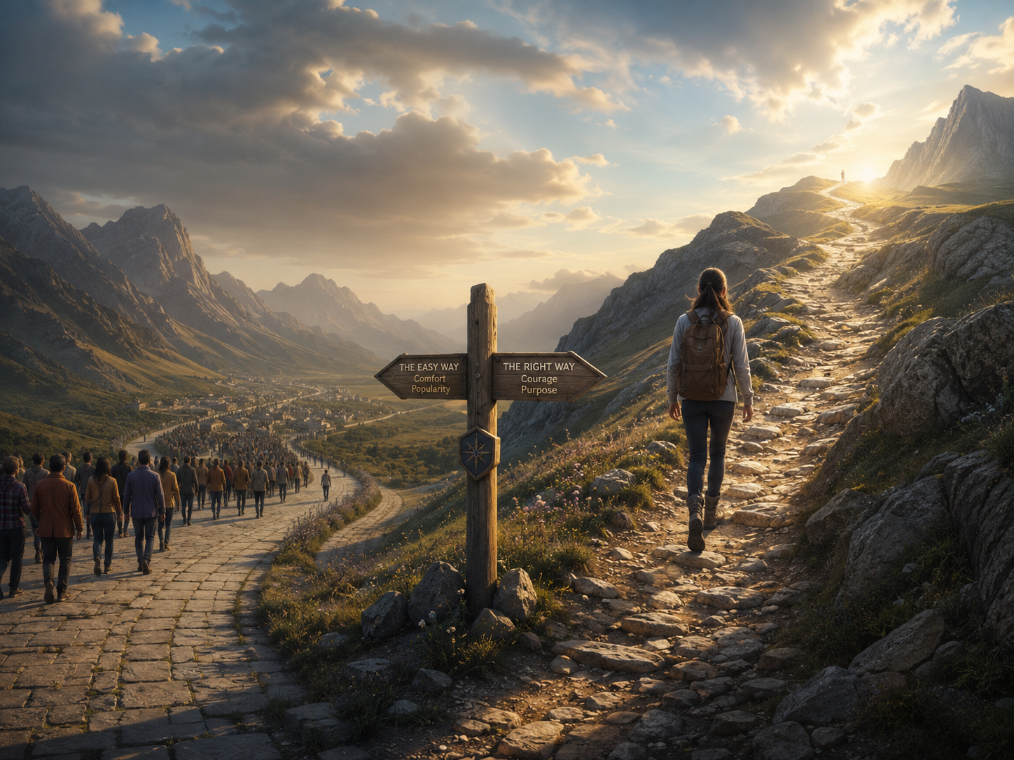 Erica - choosing the right path over the easy path