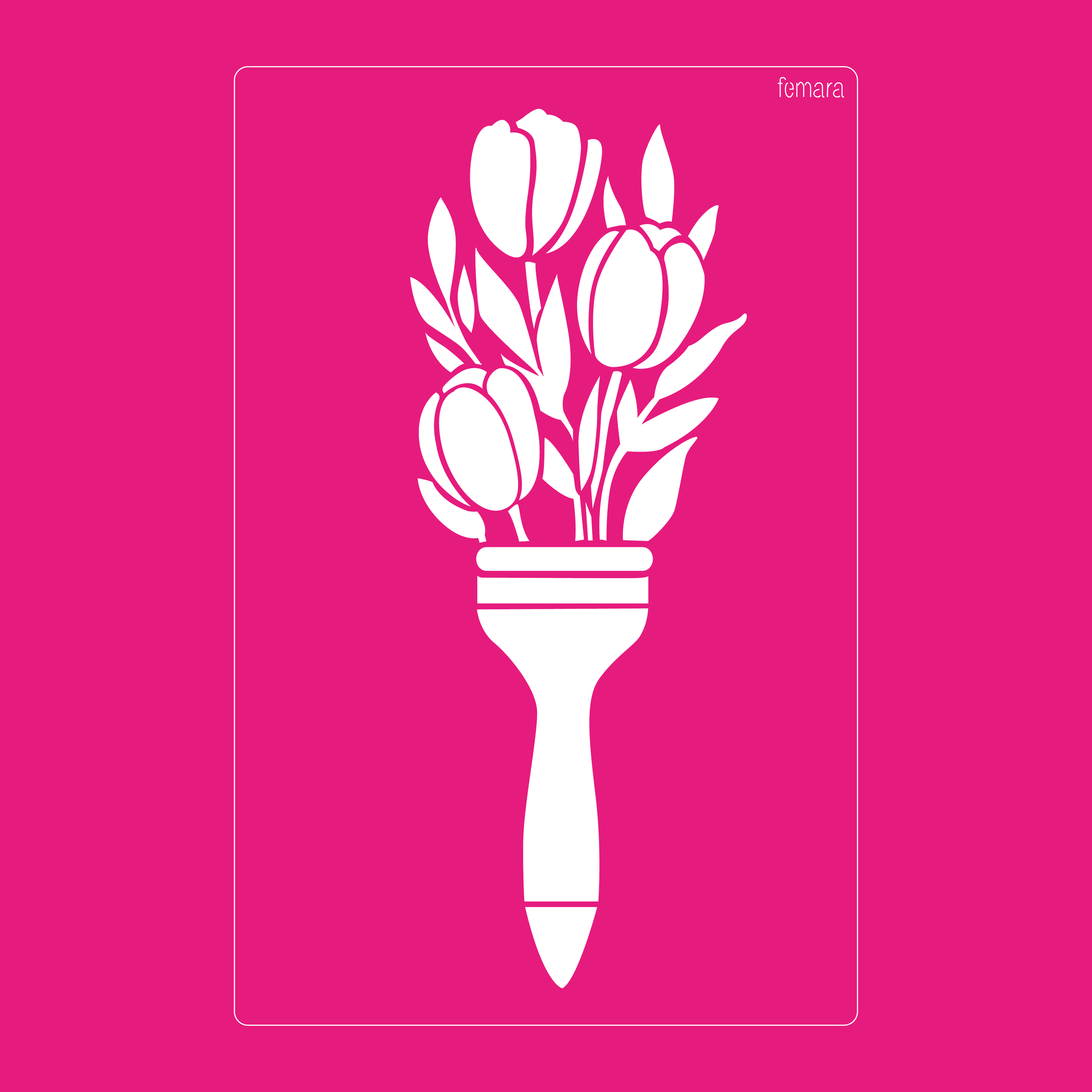 2030-135 BROCHA TULIPANES
