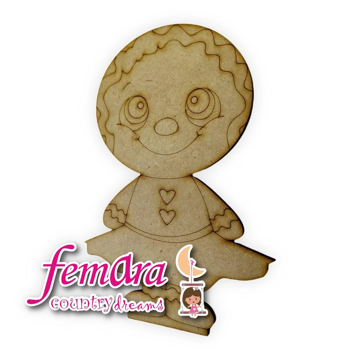 GALLETA TIERNA NAVIDAD NIÑA  ESTACA