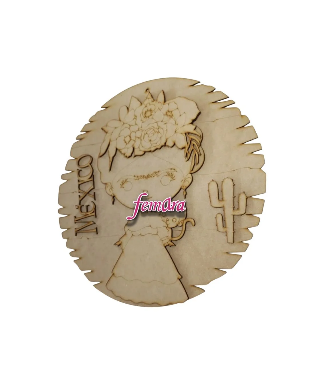 PLACA FRIDA MEXICO