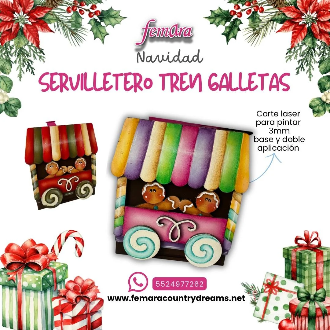TREN GALLETAS SERVILLETERO