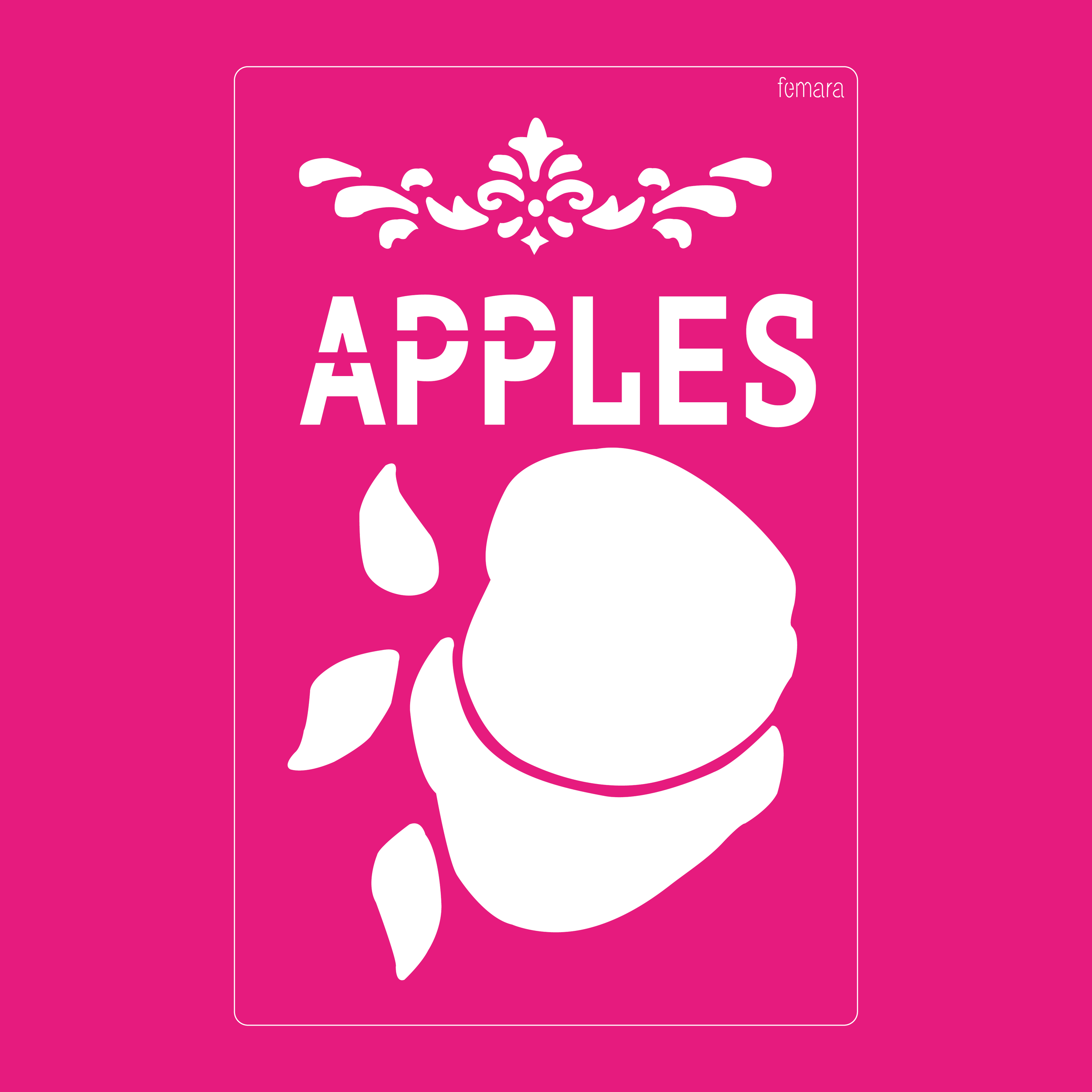2030-038 APPLES MANZANAS