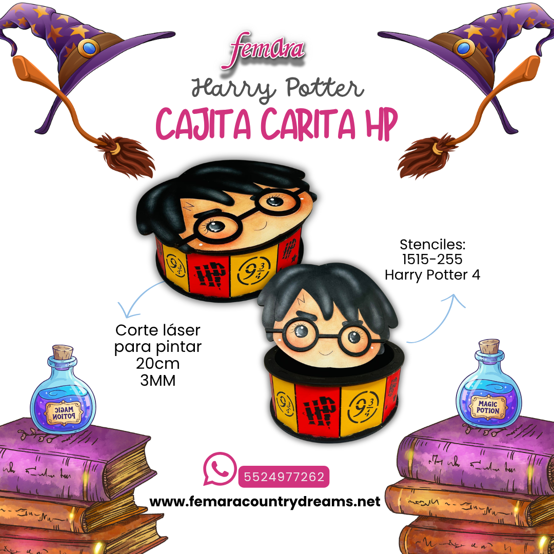CAJITA CARITA HARRY POTTER