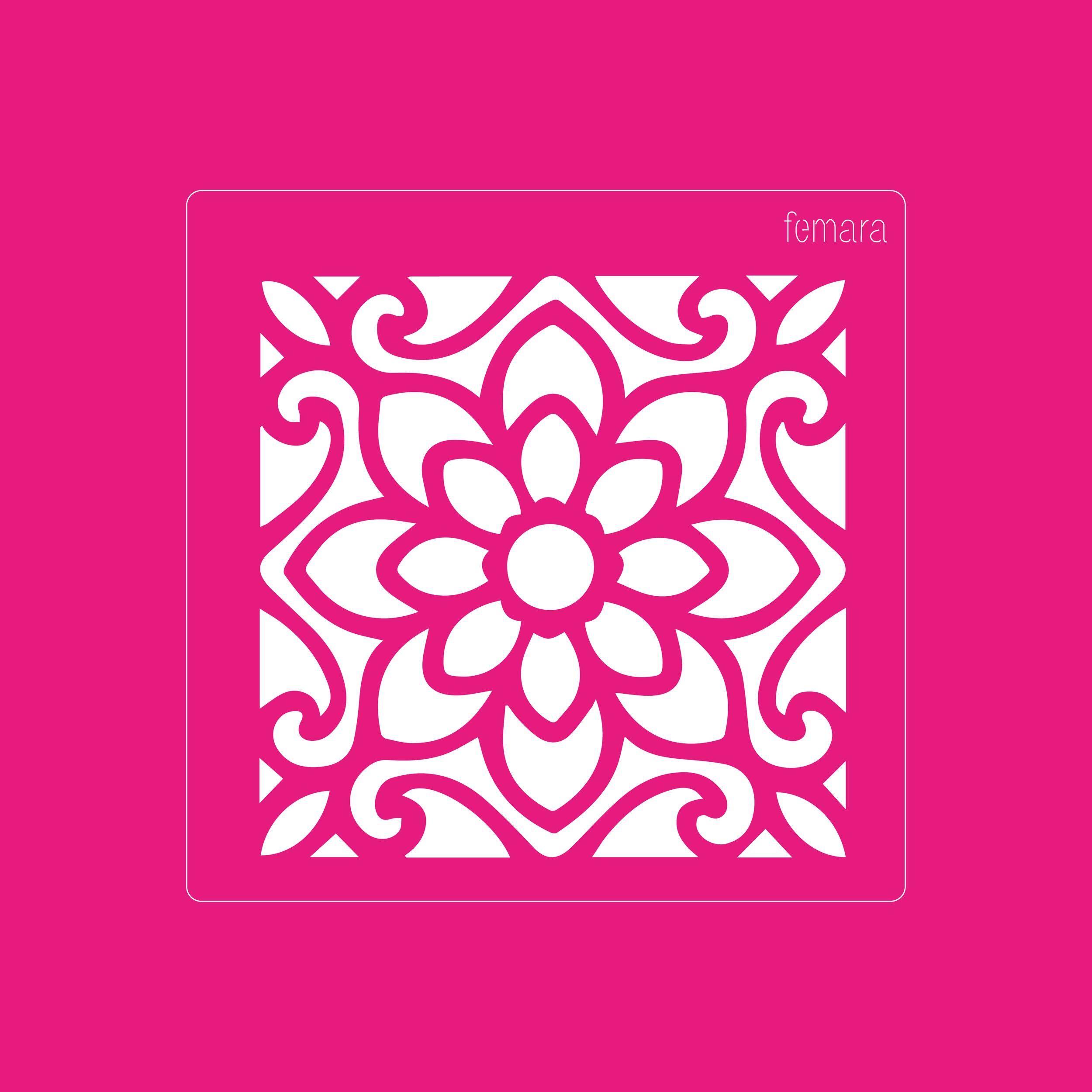 1212-001 AZULEJO FLOR