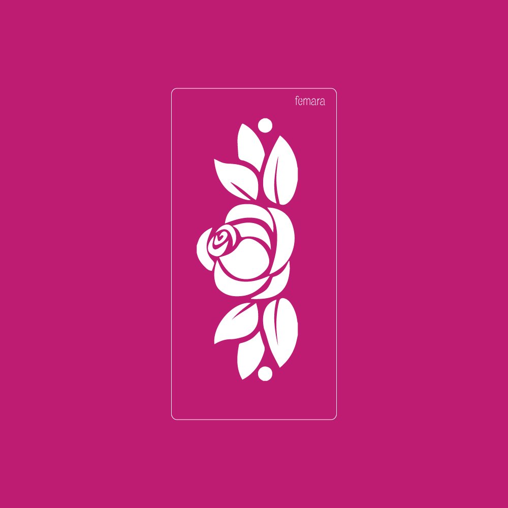 1223-017 BOTON ROSA