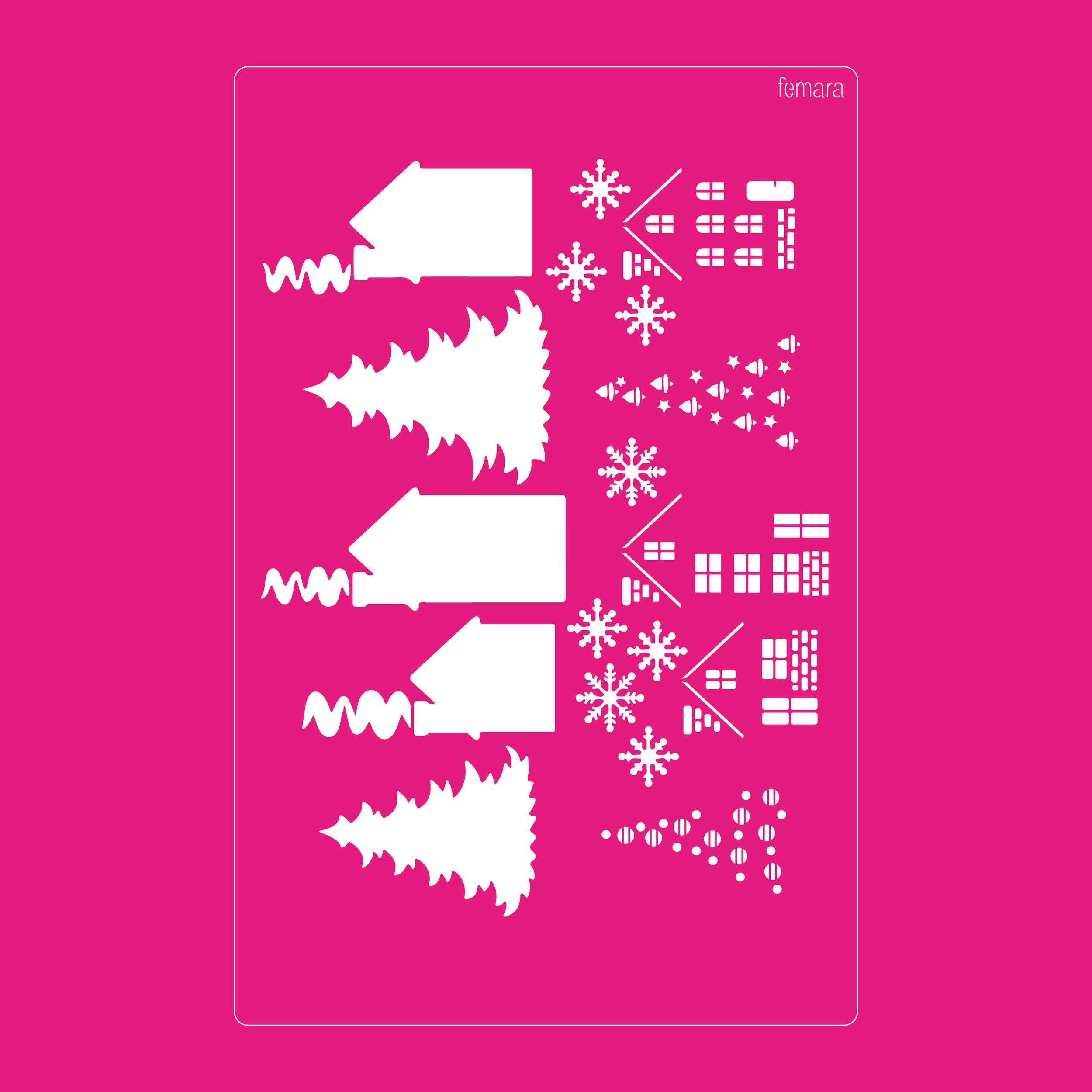 2030-130 CASITAS NAVIDAD