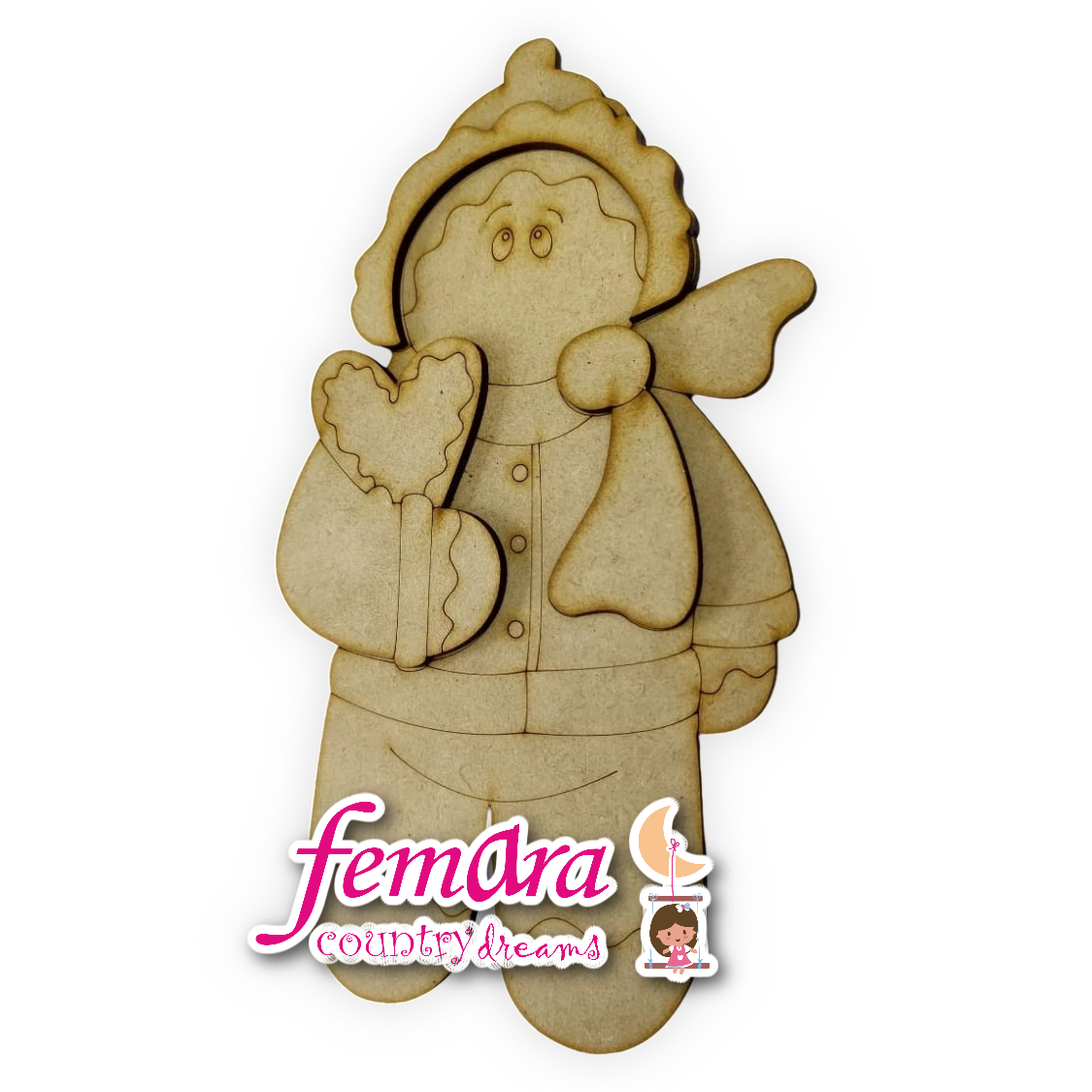GALLETA CON CORAZÓN ESTACA