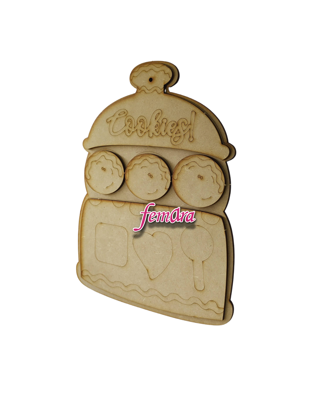 PORTA LLAVES GALLETITAS FRASCO