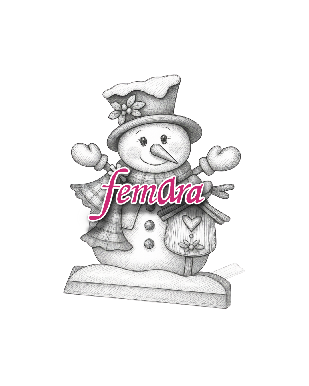 SNOWMAN PAJARERA