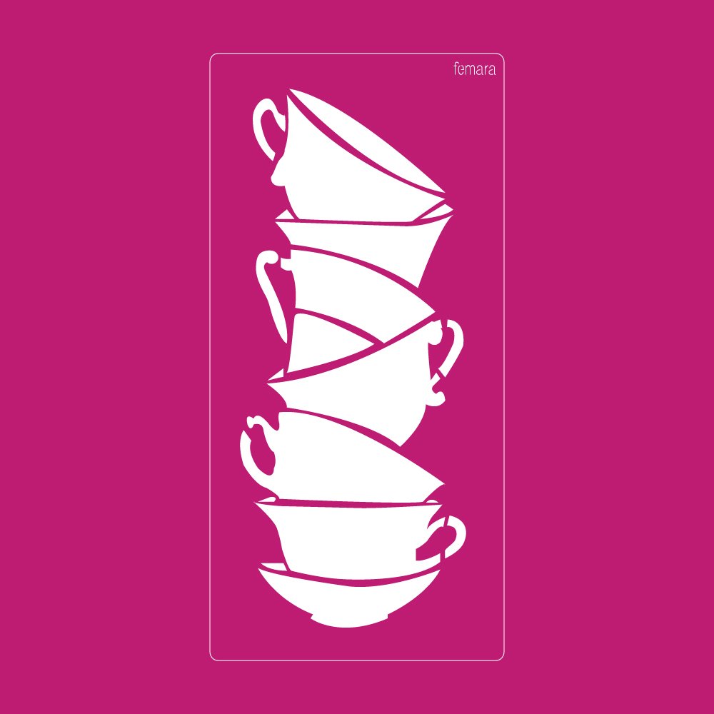 1530-022N TAZAS APILADAS