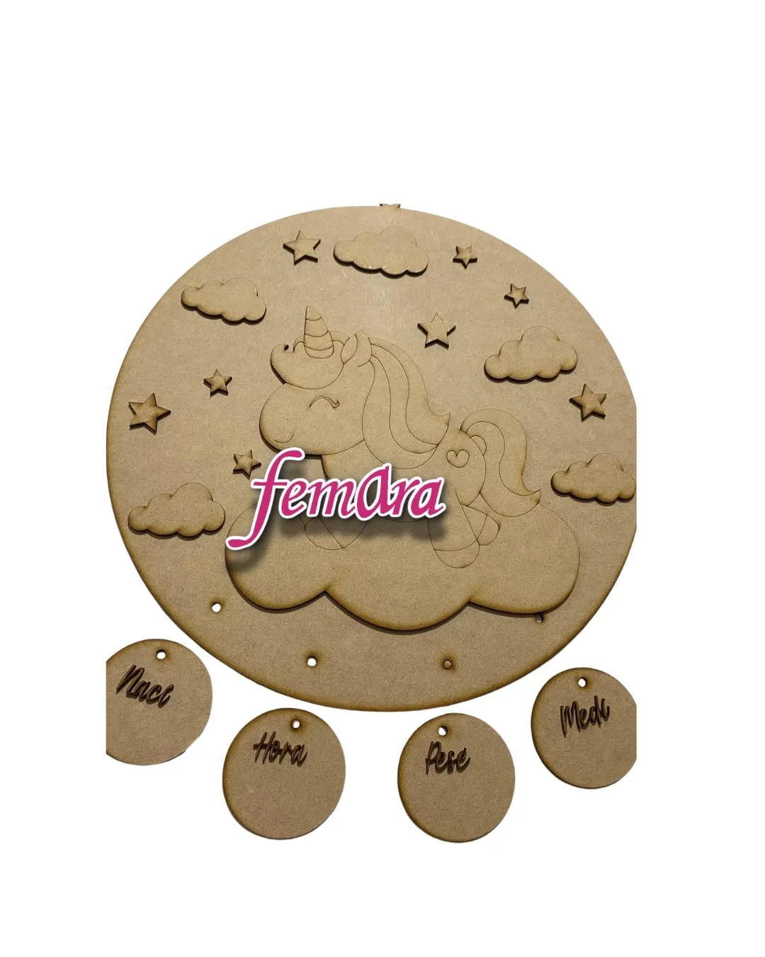 UNICORNIO BEBE 1 PLACA