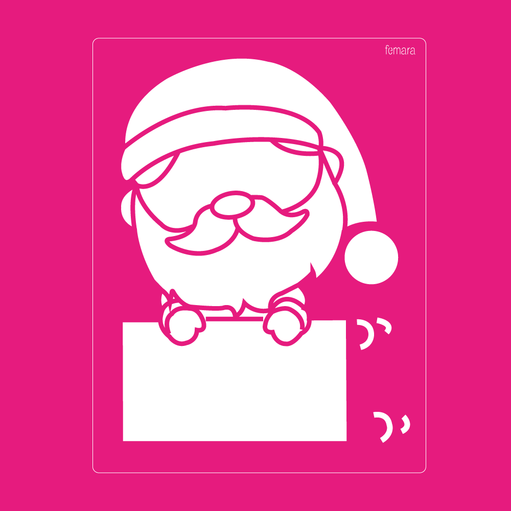 2330-146 SANTA CON LETRERO