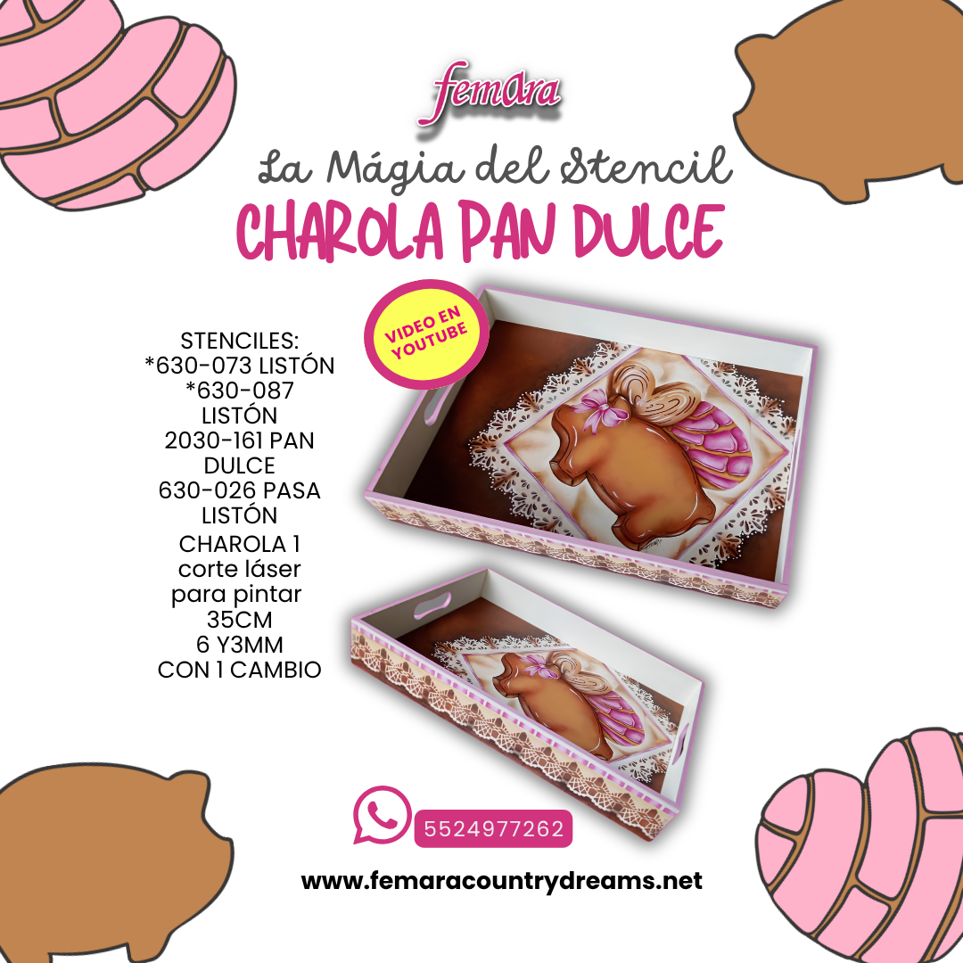 CHAROLA PAN DULCE