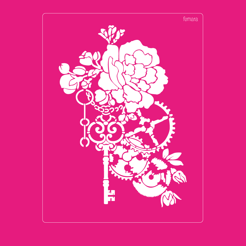 2330-116 ROSA CON ENGRANES