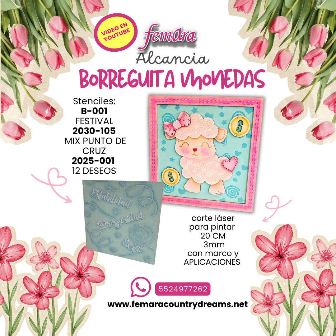 ALCANCIA BORREGUITA MONEDAS