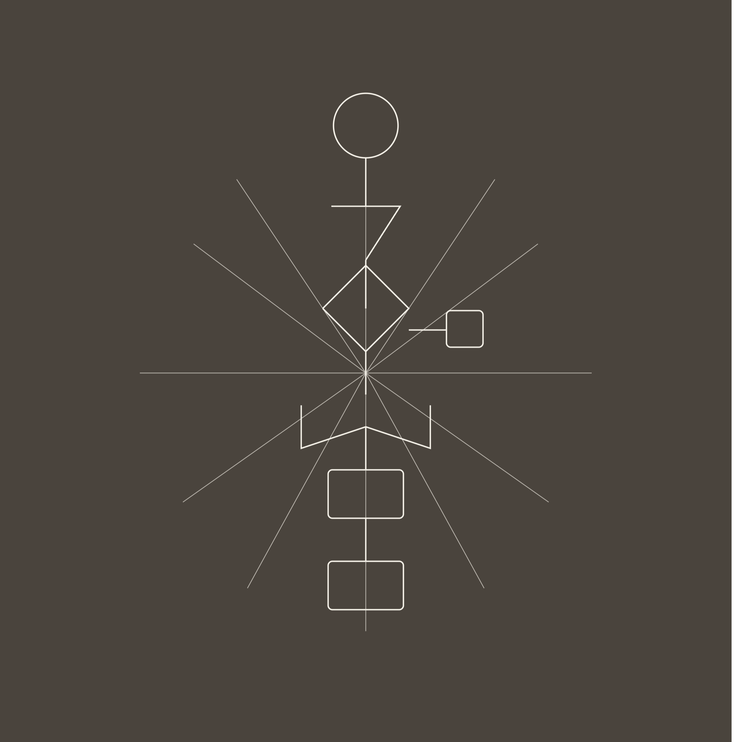 Abstract geometric digital art with lines and shapes on a dark background.