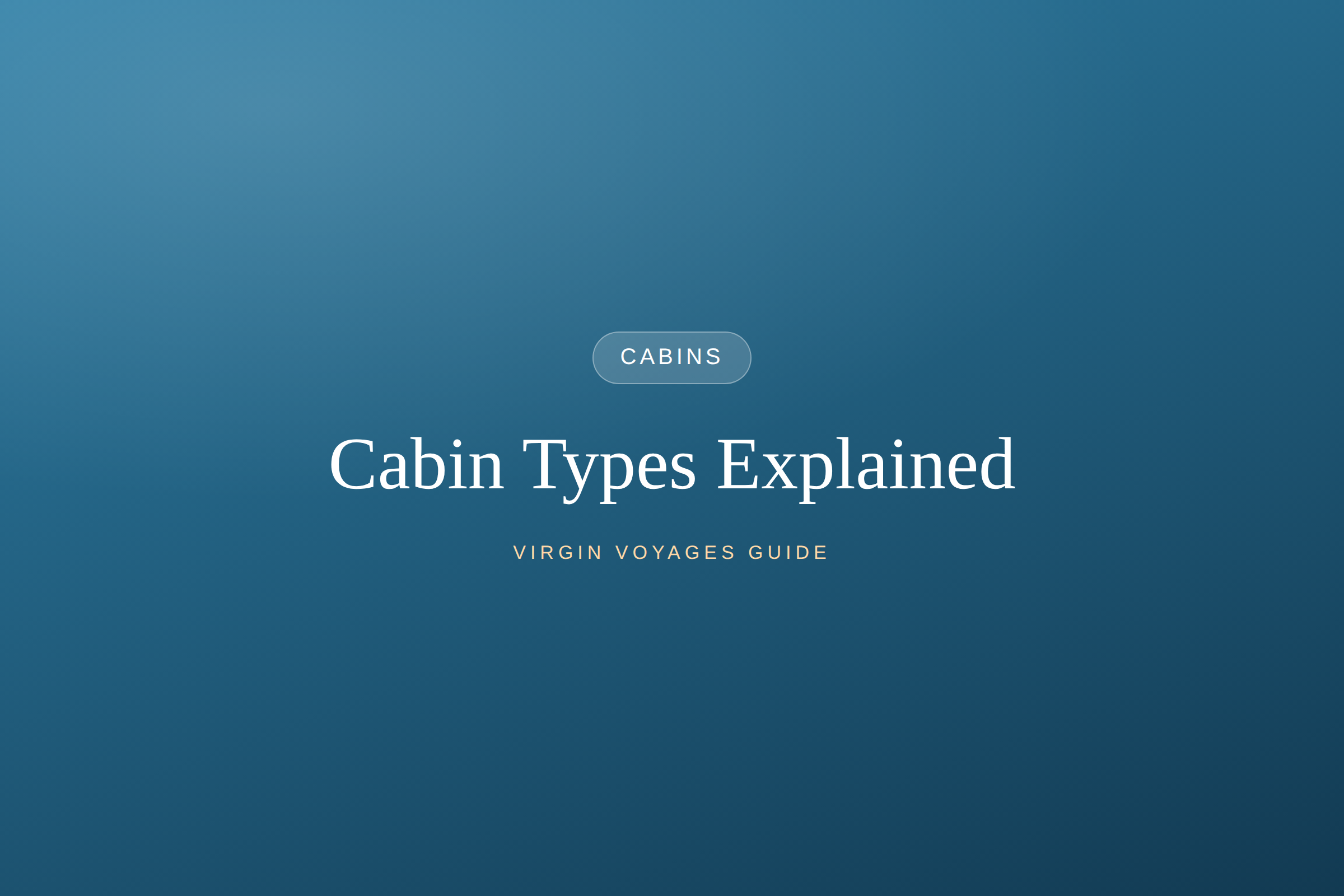 Cabin Types Explained (Plus How to Look Up a Specific Cabin)