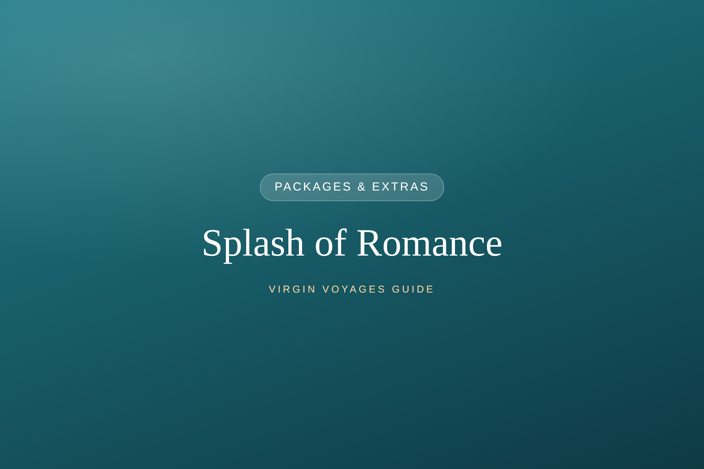 Splash of Romance: The Couples Package