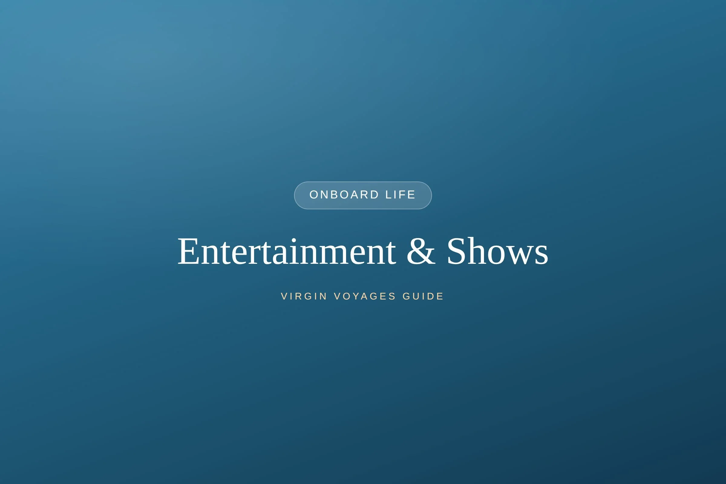 Entertainment &amp; Shows Beyond Scarlet Night