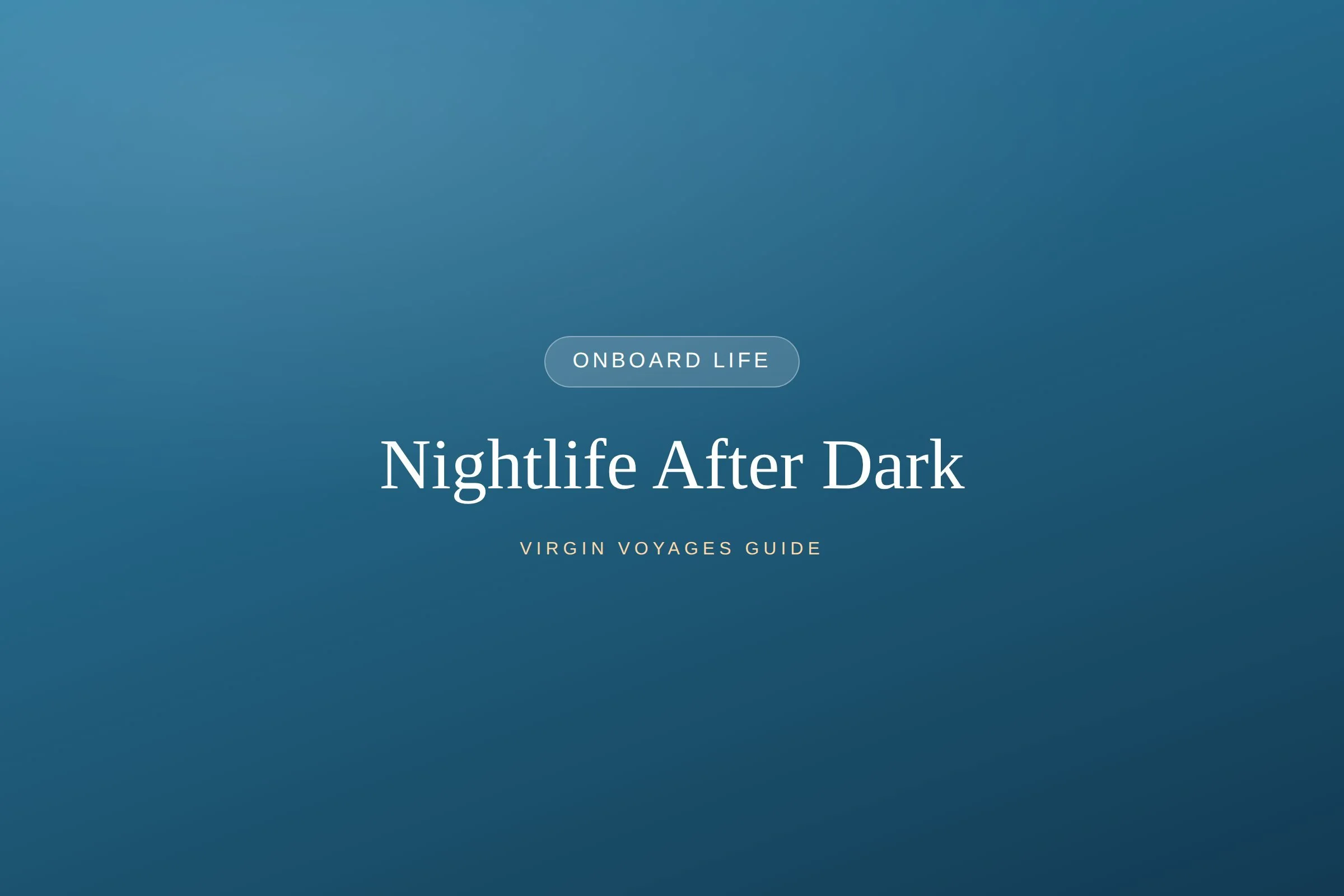Nightlife After Dark