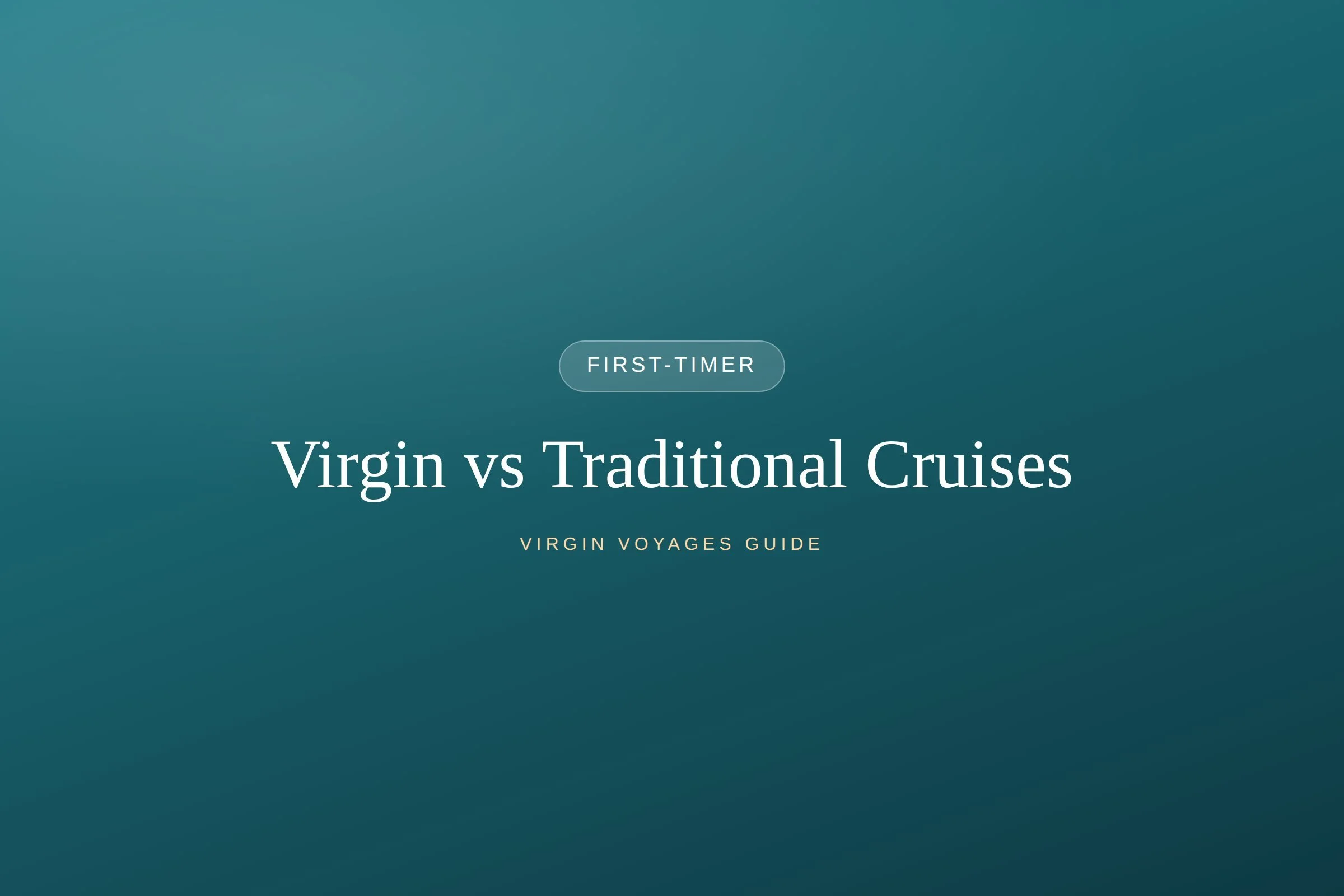 Virgin Voyages vs. Traditional Cruise Lines: How It's Different