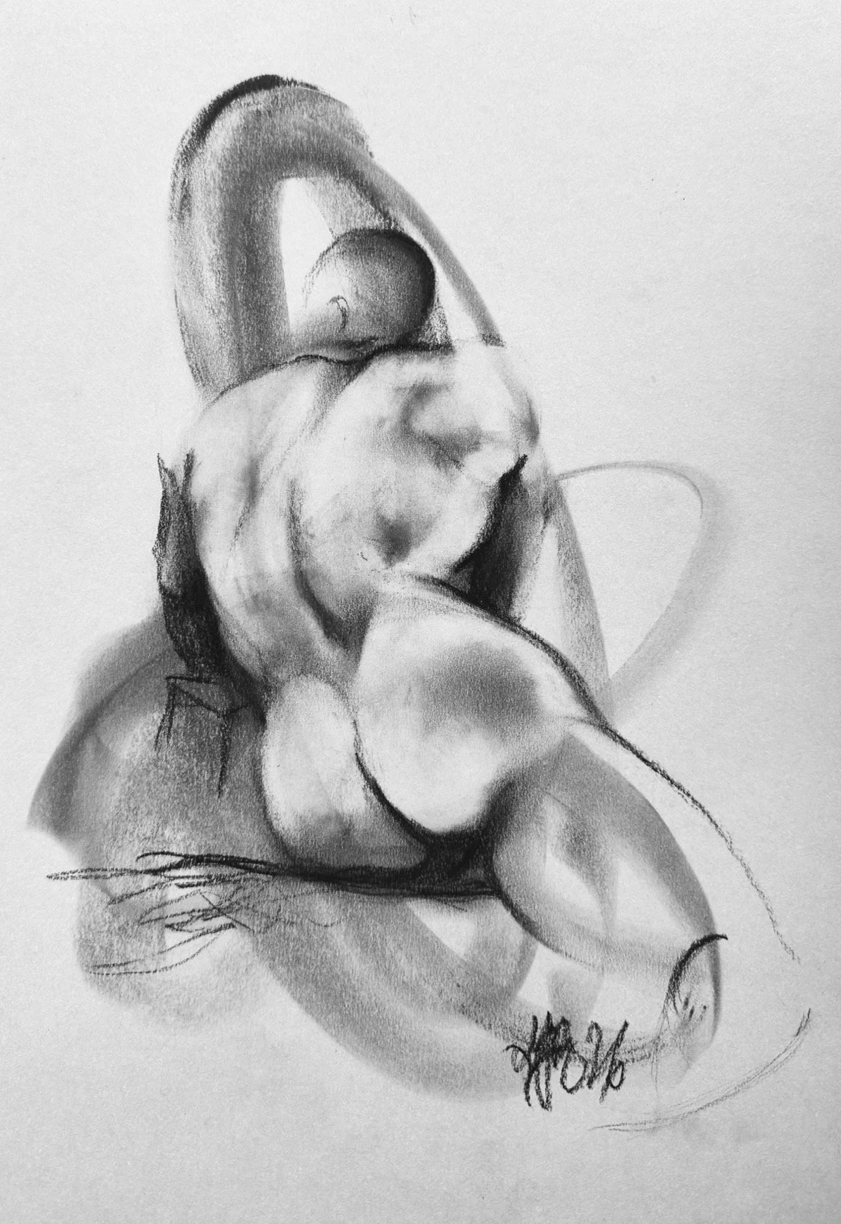 Seated Leaning Study No. 2