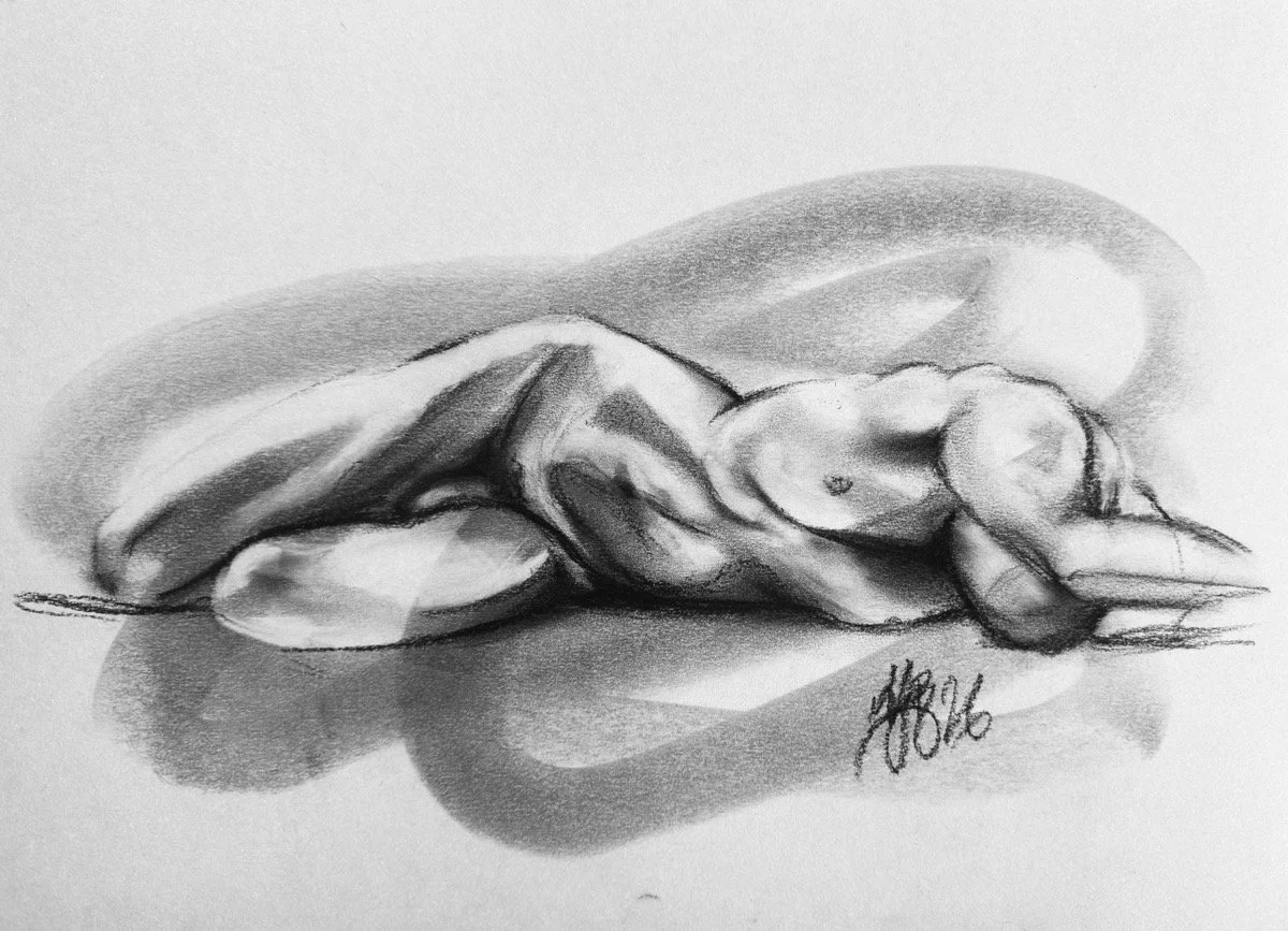 Lying on side Study No. 2