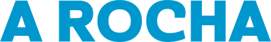 Text reading 'A ROCHA' with a blue background.