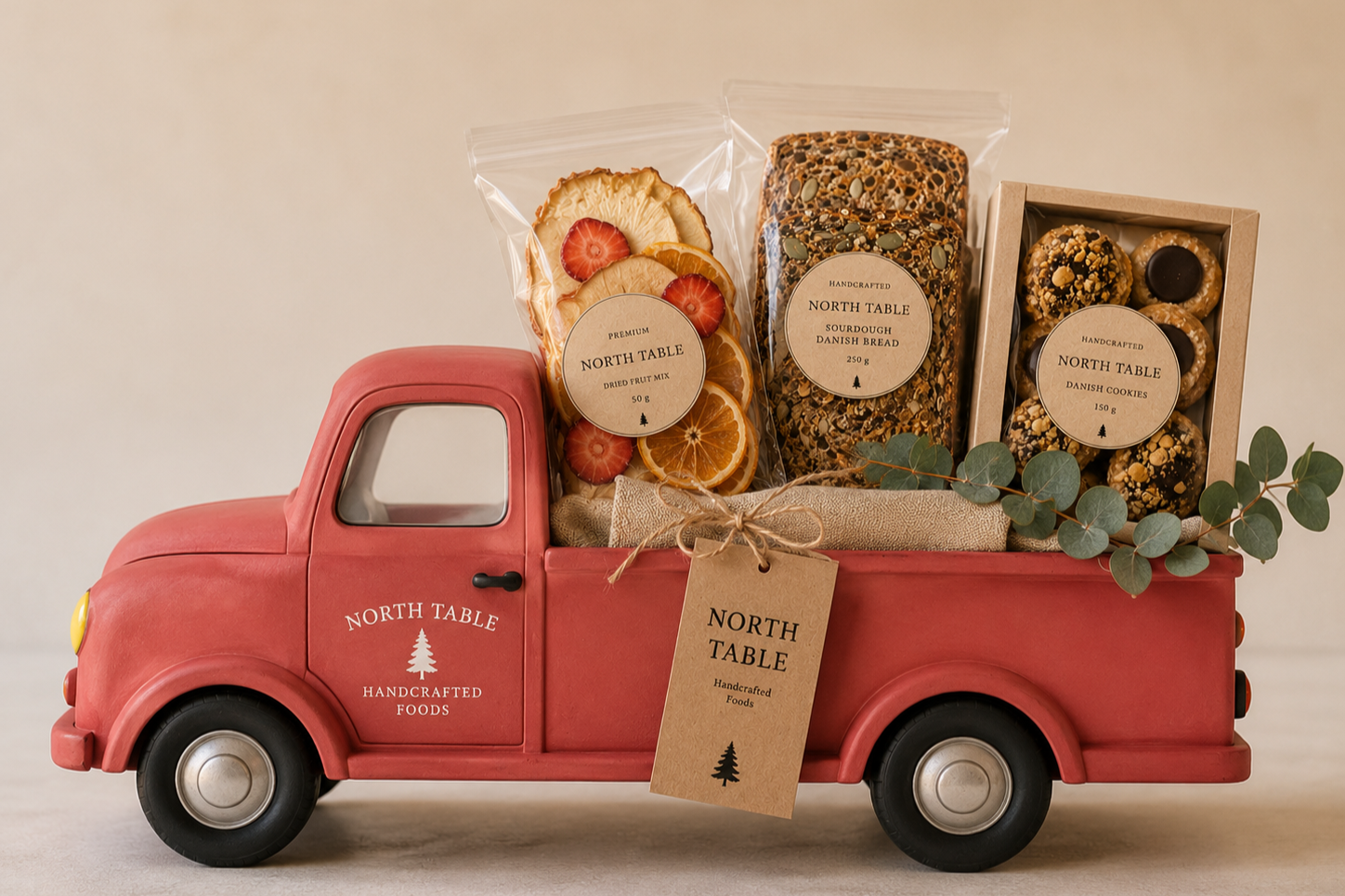 North Table handcrafted cookies, bread and gift products prepared for delivery in Sydney.