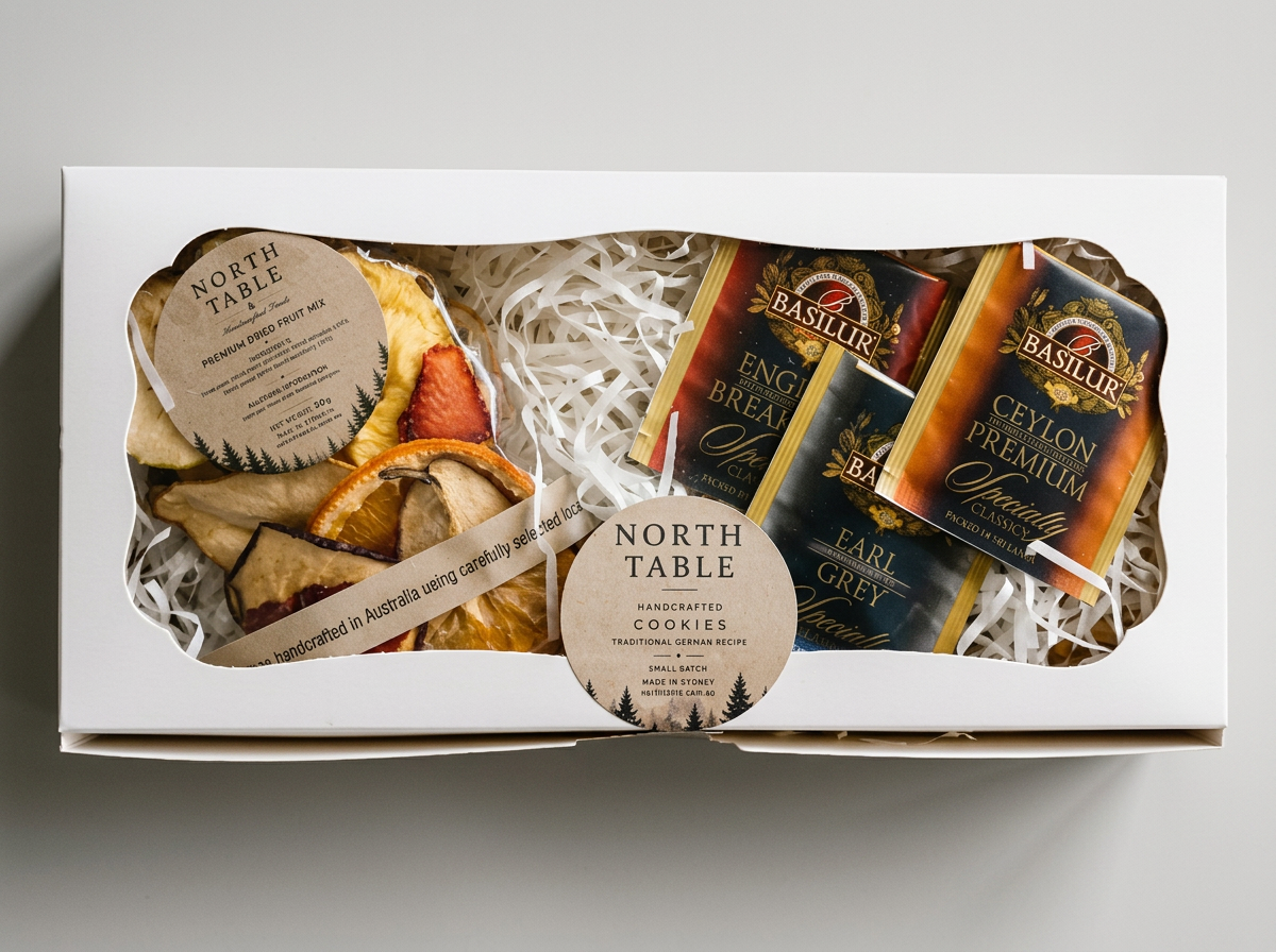 NORTH TABLE SIGNATURE GIFT BOX (European Cookie Collection 550 g)