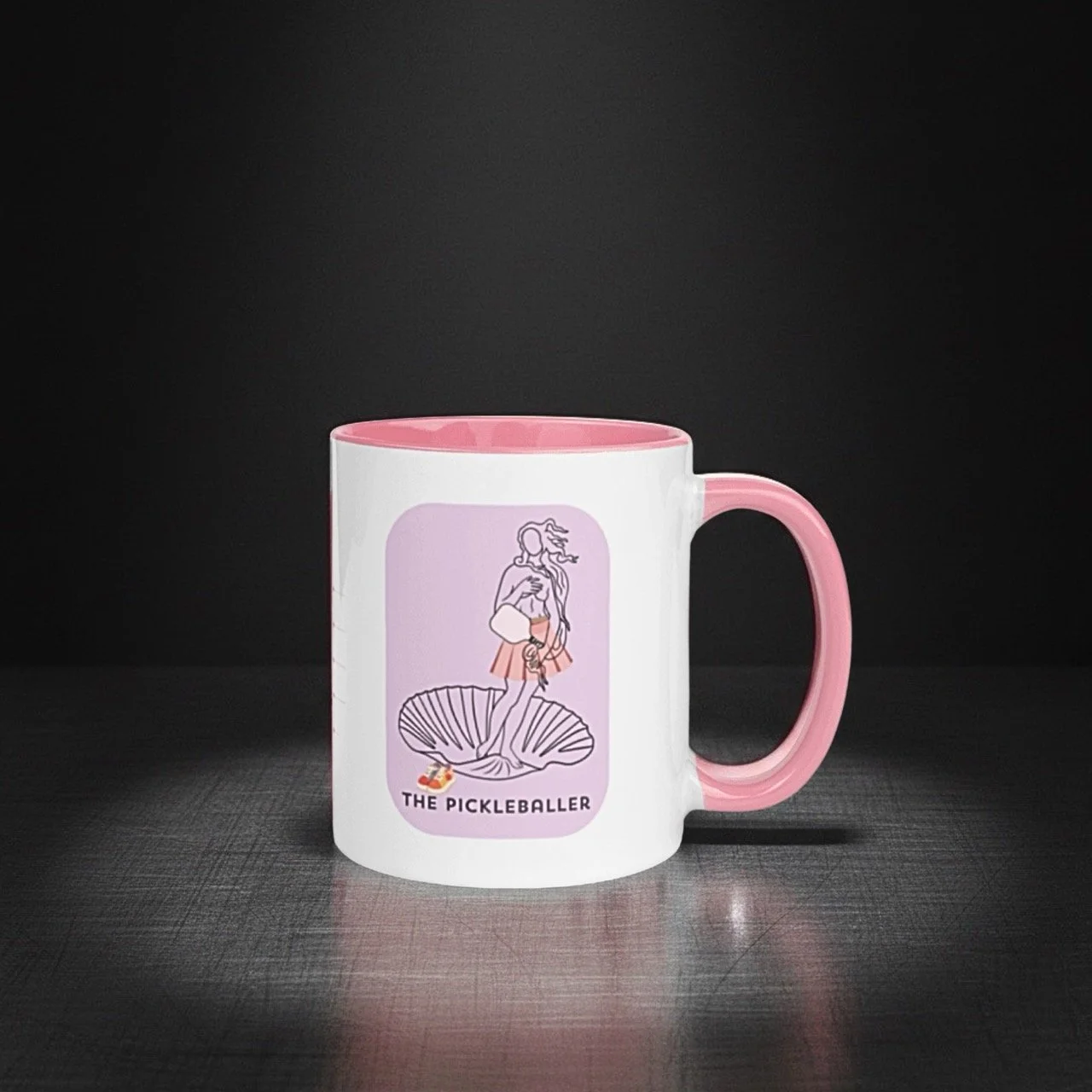 The "Fine Art of Pickleball" Accent Mug Collection - The Venus